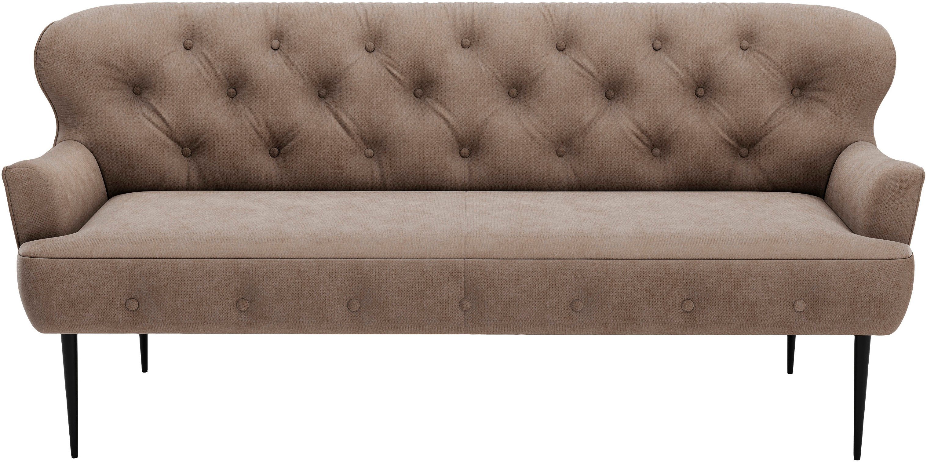 Places of Style 3-zitsbank Amber met capitonnage, in verschillende stofsoorten