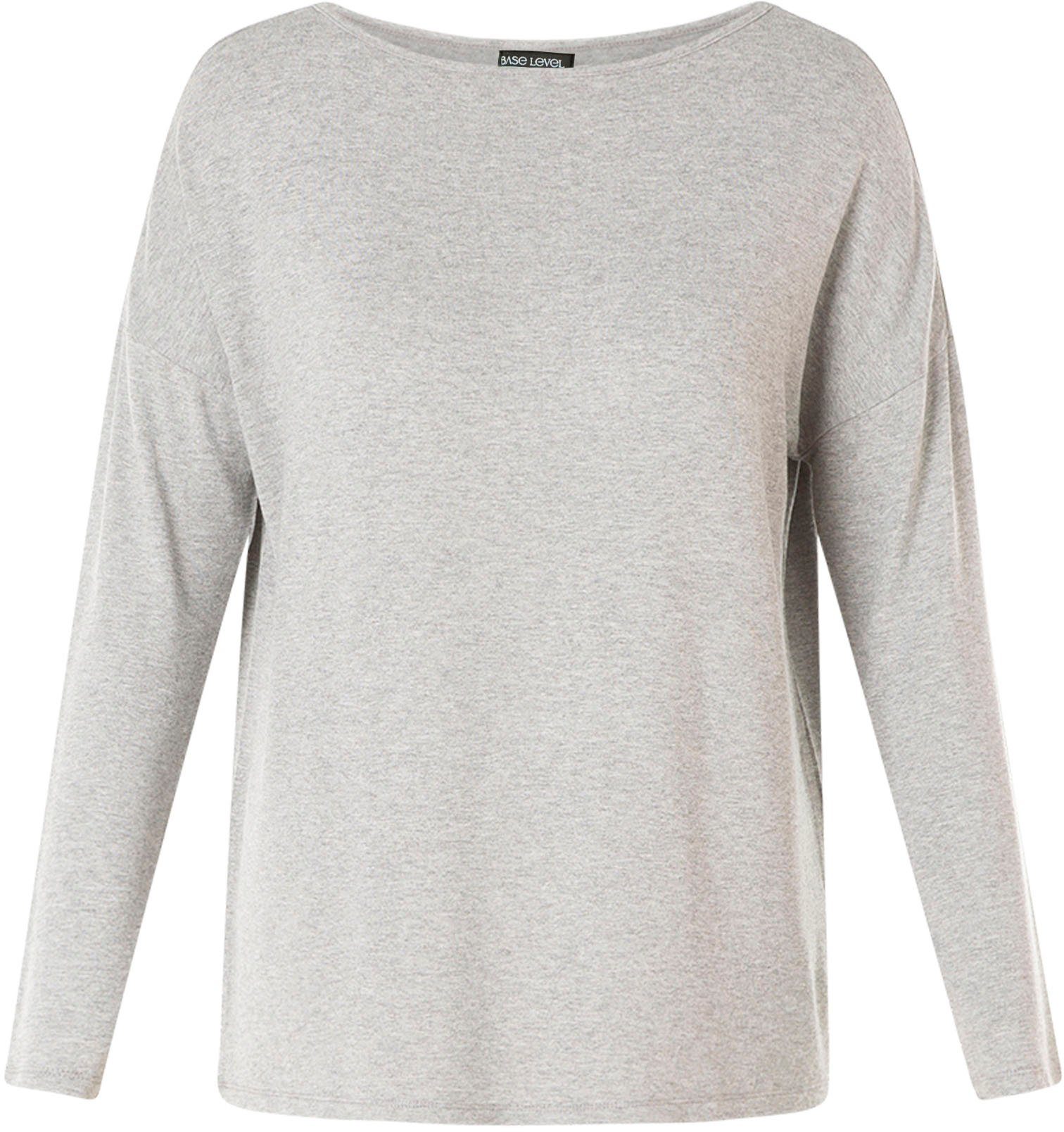 Base Level Shirt met lange mouwen Yessi In aansluitend model