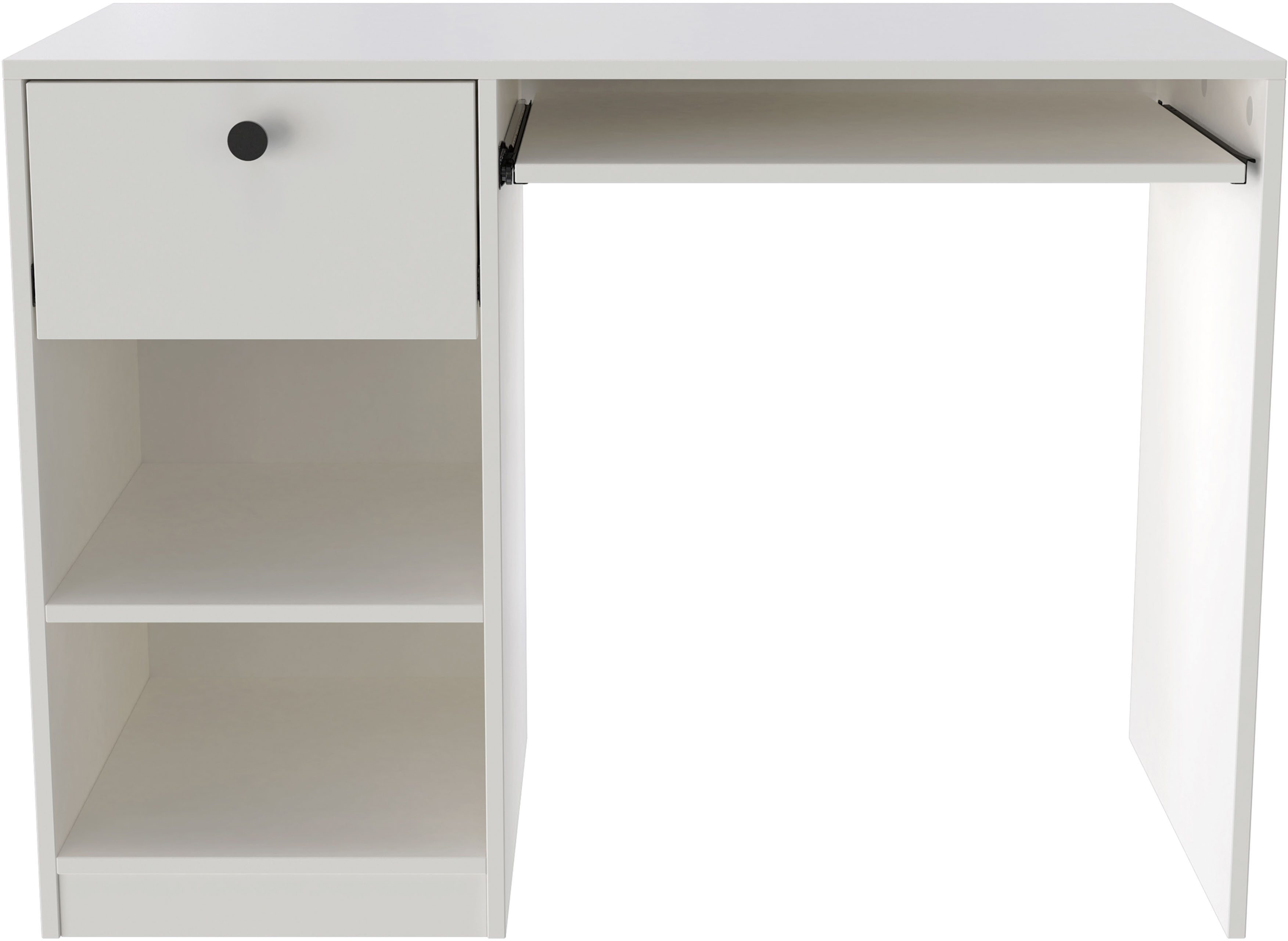 INOSIGN Bureau PODUM, pc-bureau, Toetsenborduitrek, grote lade, breedte 106 cm