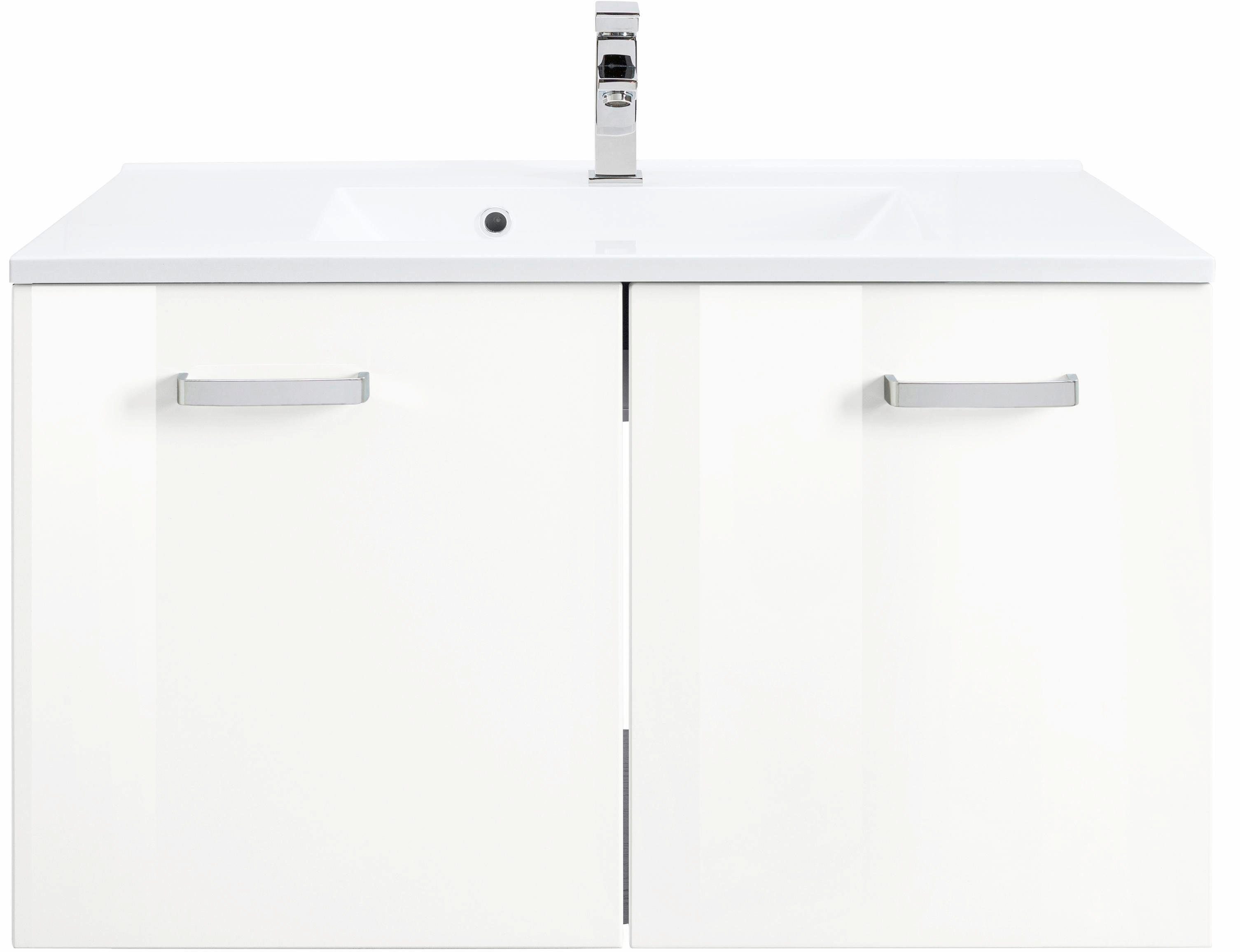welltime Wastafelonderkast Ravenna Badkamermeubel, wastafelonderkast inclusief wasbak, breedte 60 cm