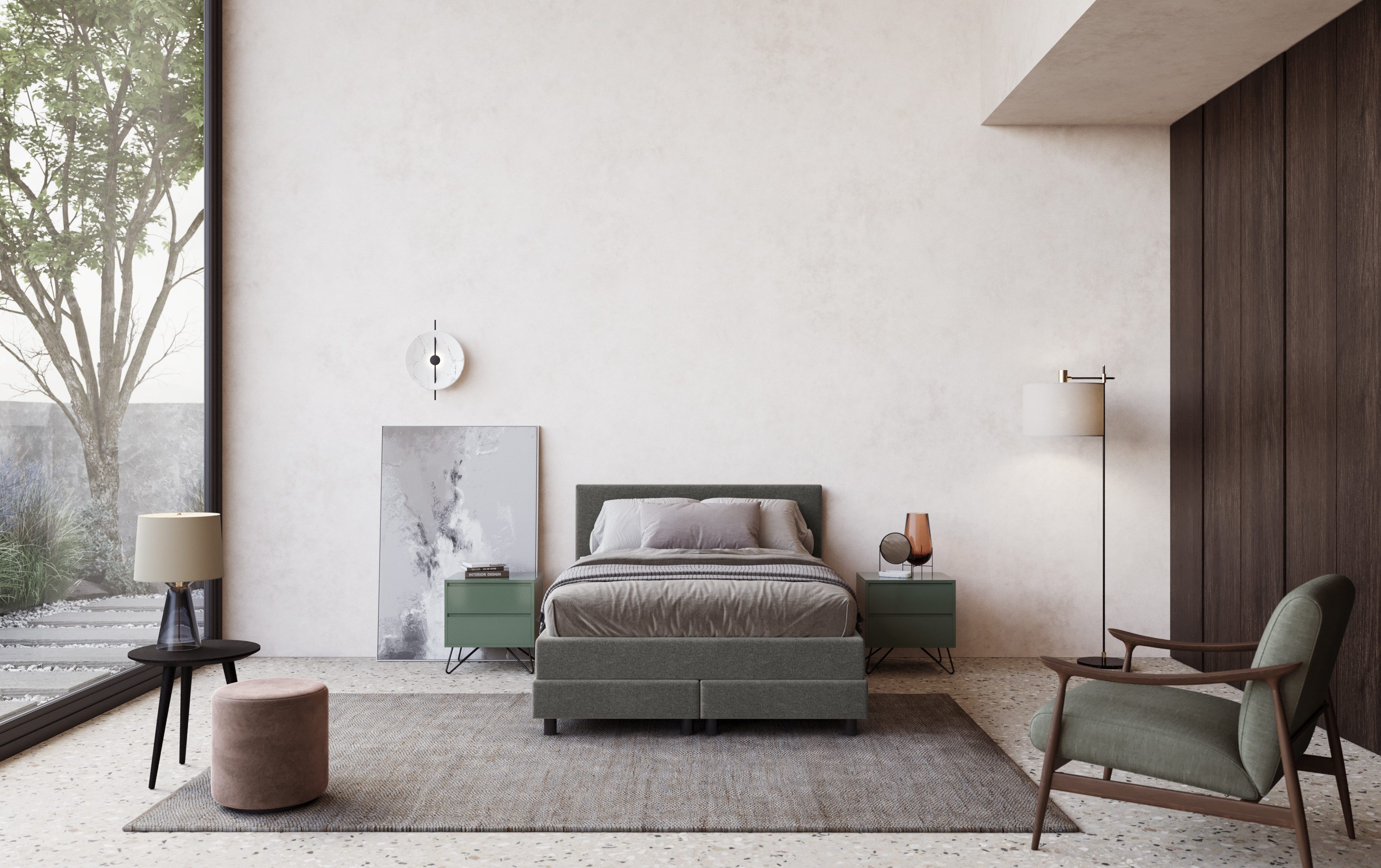 COTTA Boxspring Andorra incl. topper, verkrijgbaar in verschillende breedtes