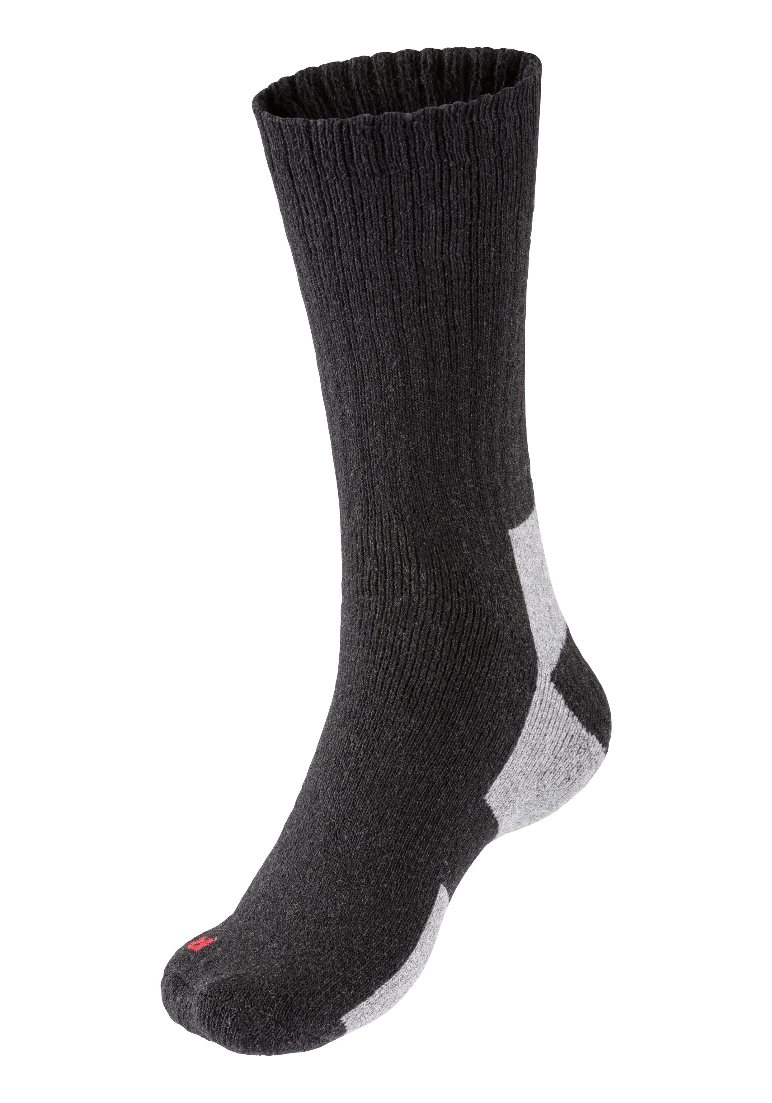 Apollo Basic sokken THERMAL/TRACKING SOCKS Unisex met verwarmende merinowol (2 paar, Set van 3)