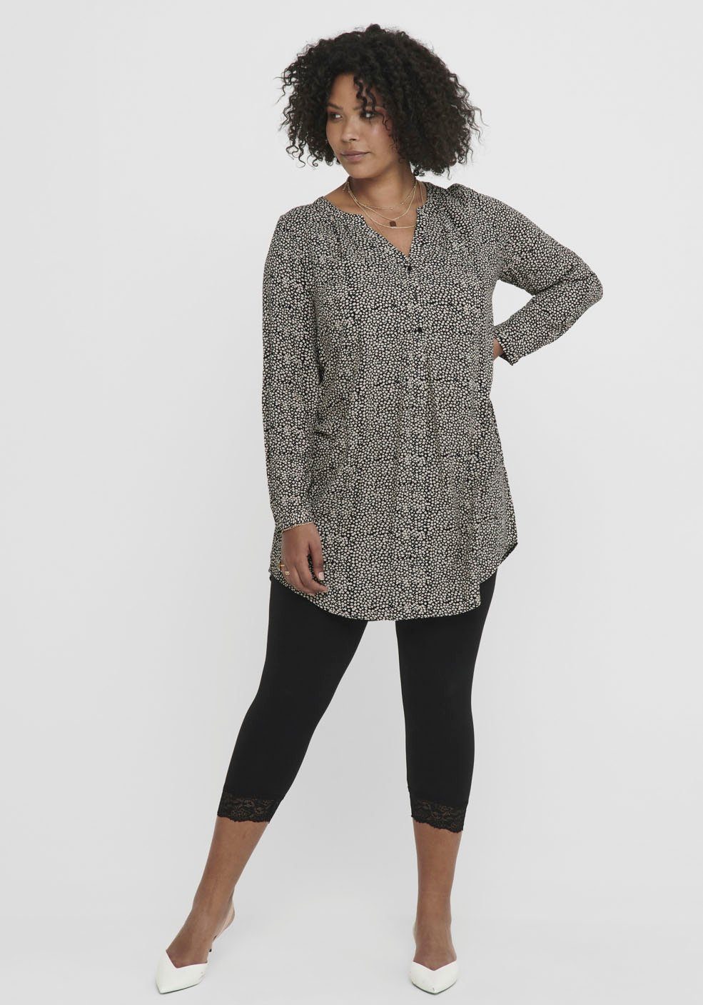 ONLY CARMAKOMA Caprilegging CARTIME LIFE CALF LACE