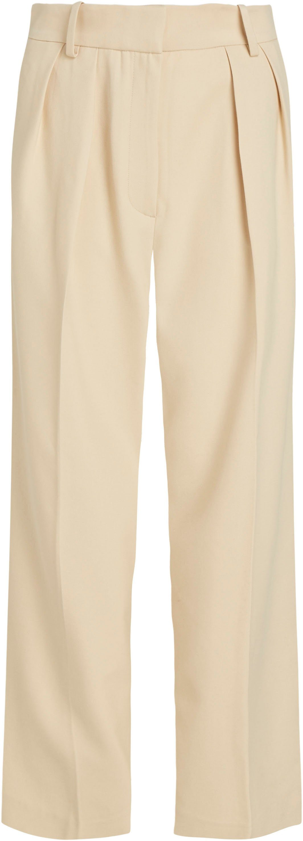 Tommy Hilfiger Geweven broek MD CORE RELAXED STRAIGHT PANT met logo-stiksel op de achterkant