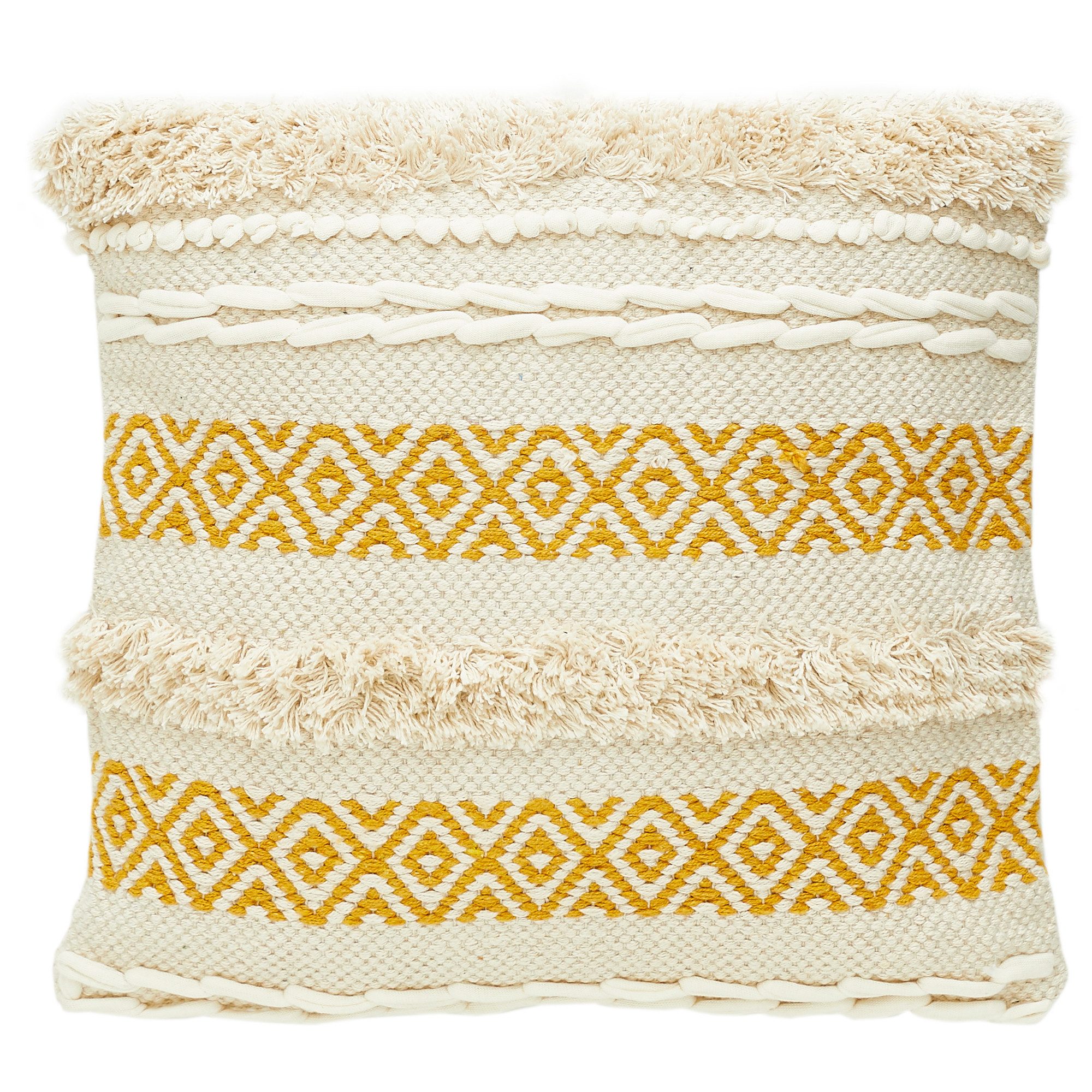 Andiamo Sierkussen Livia Etnisch patroon, gestreept, kussenhoes met vulling, vierkant, 45x45 cm (1 stuk)
