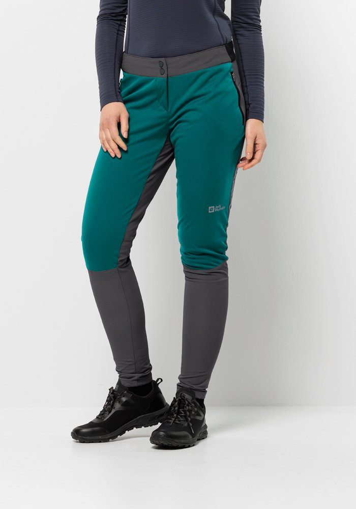 Jack Wolfskin Fietsbroek MOROBBIA PANTS W dames broeken maat 34 groen