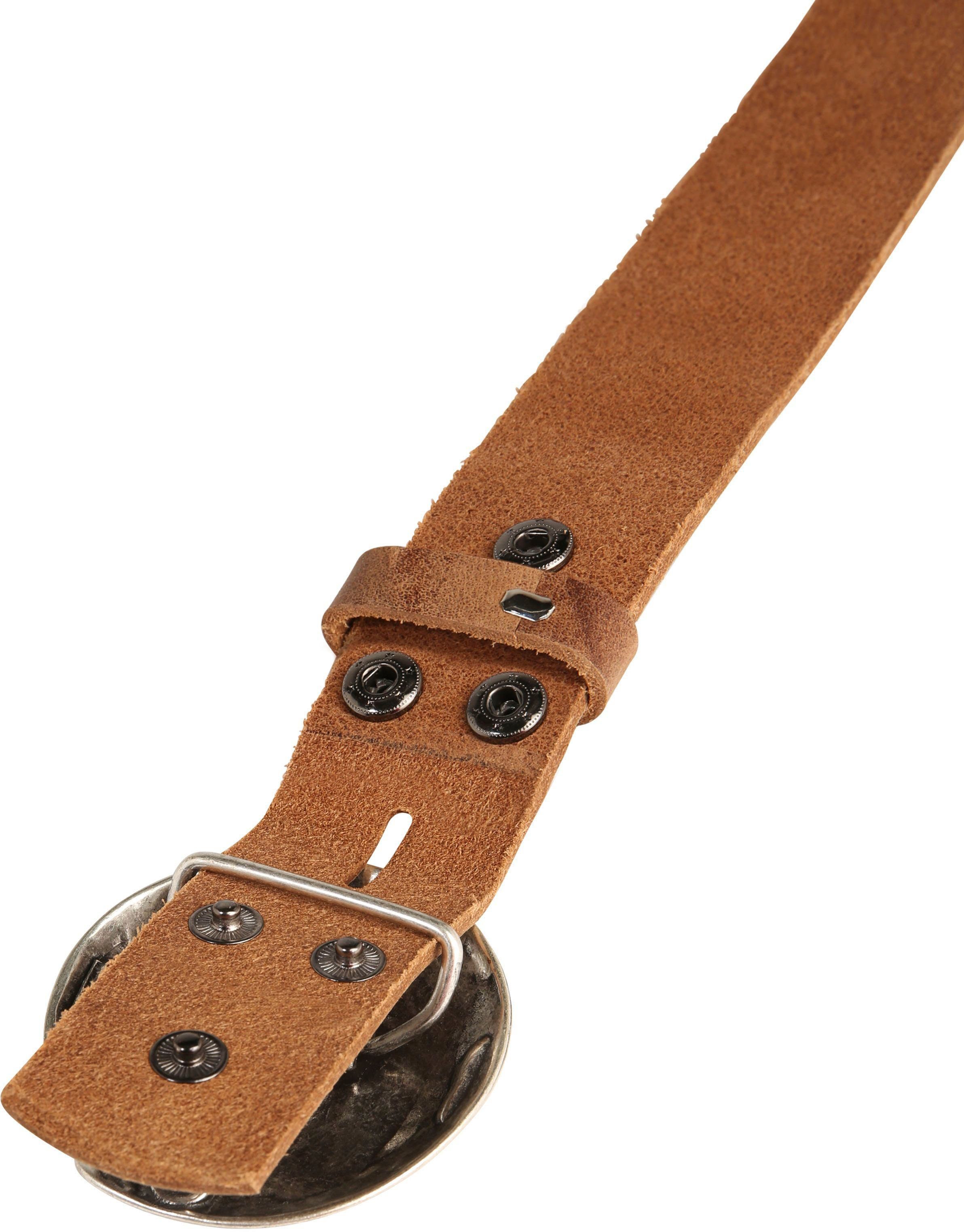 RETTUNGSRING by showroom 019° Leren riem uniek verwisselsysteem door drukknopen op de riem
