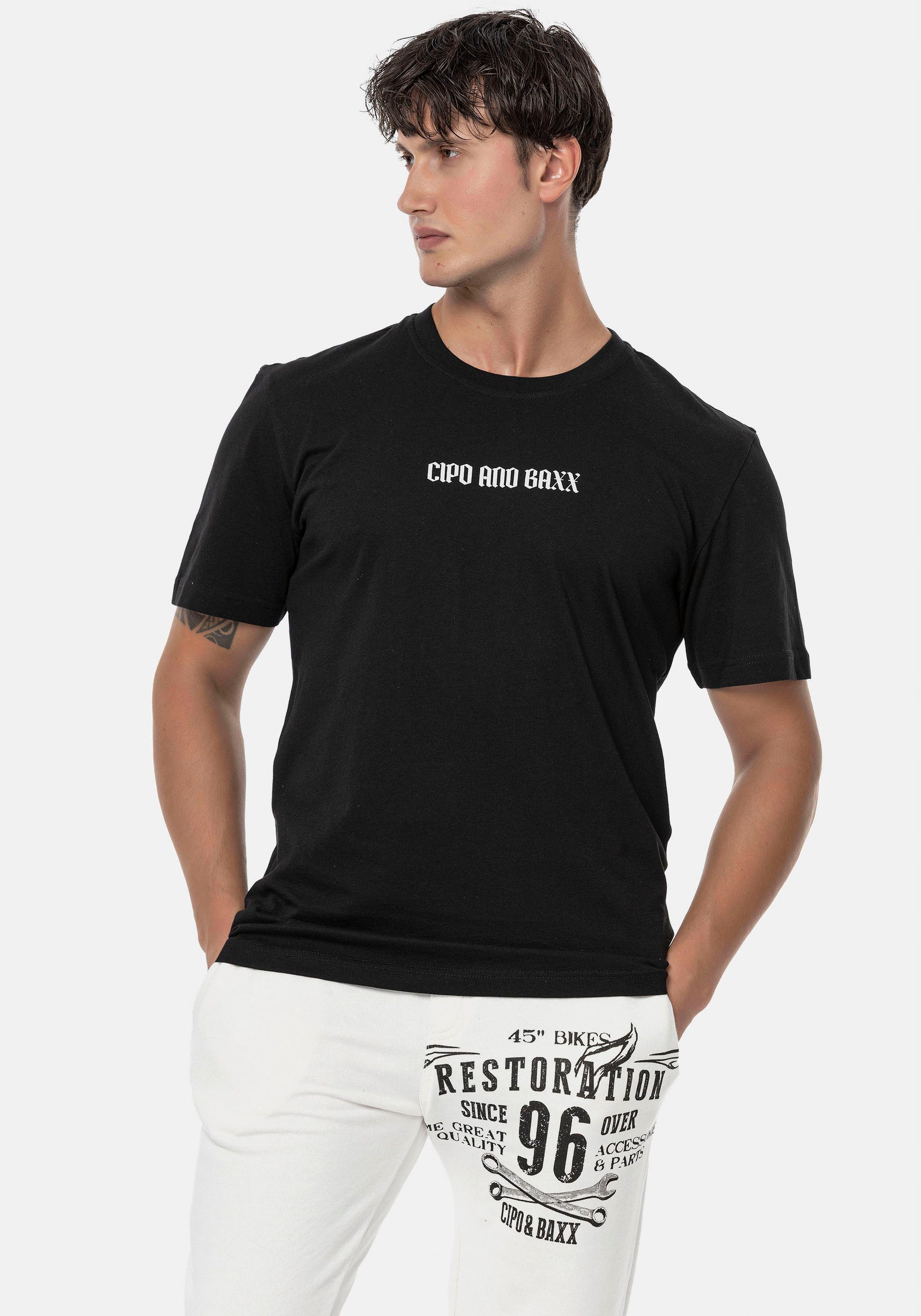 Cipo & Baxx Shirt met korte mouwen
