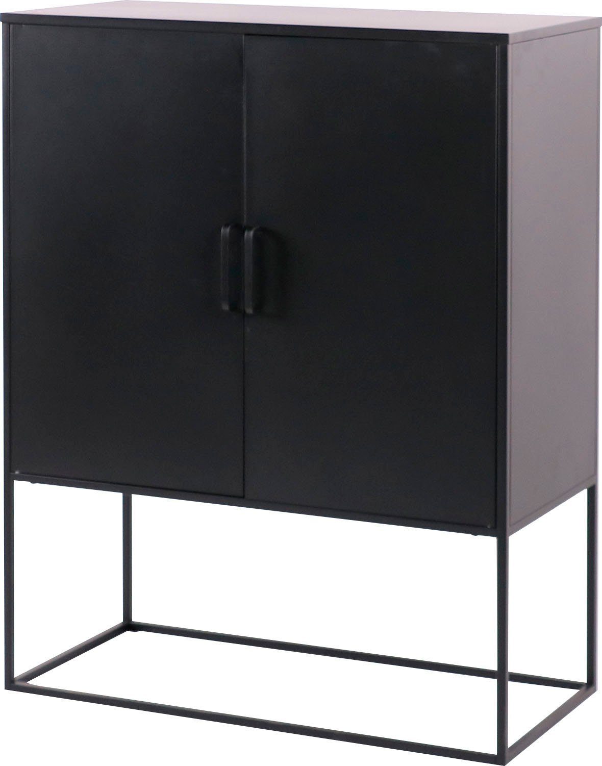 Homexperts Kast Rich designachtige kast met metalen deuren