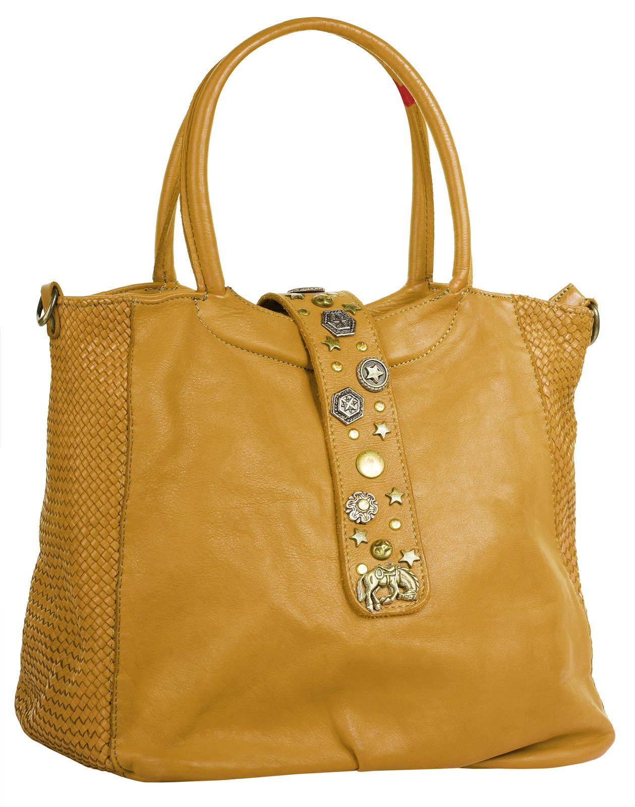 Forty Degrees Tas echt leer, made in italy