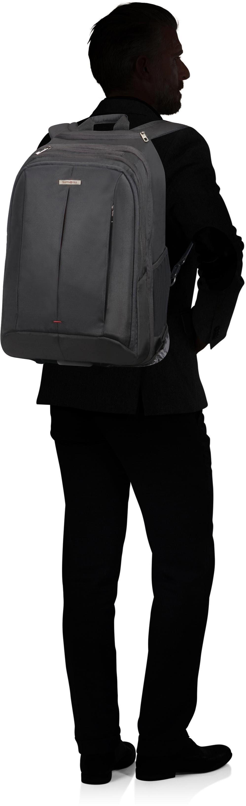 Samsonite Laptoprugzak Guardit 2.0, zwart, met 2 wielen en trolleyfunctie