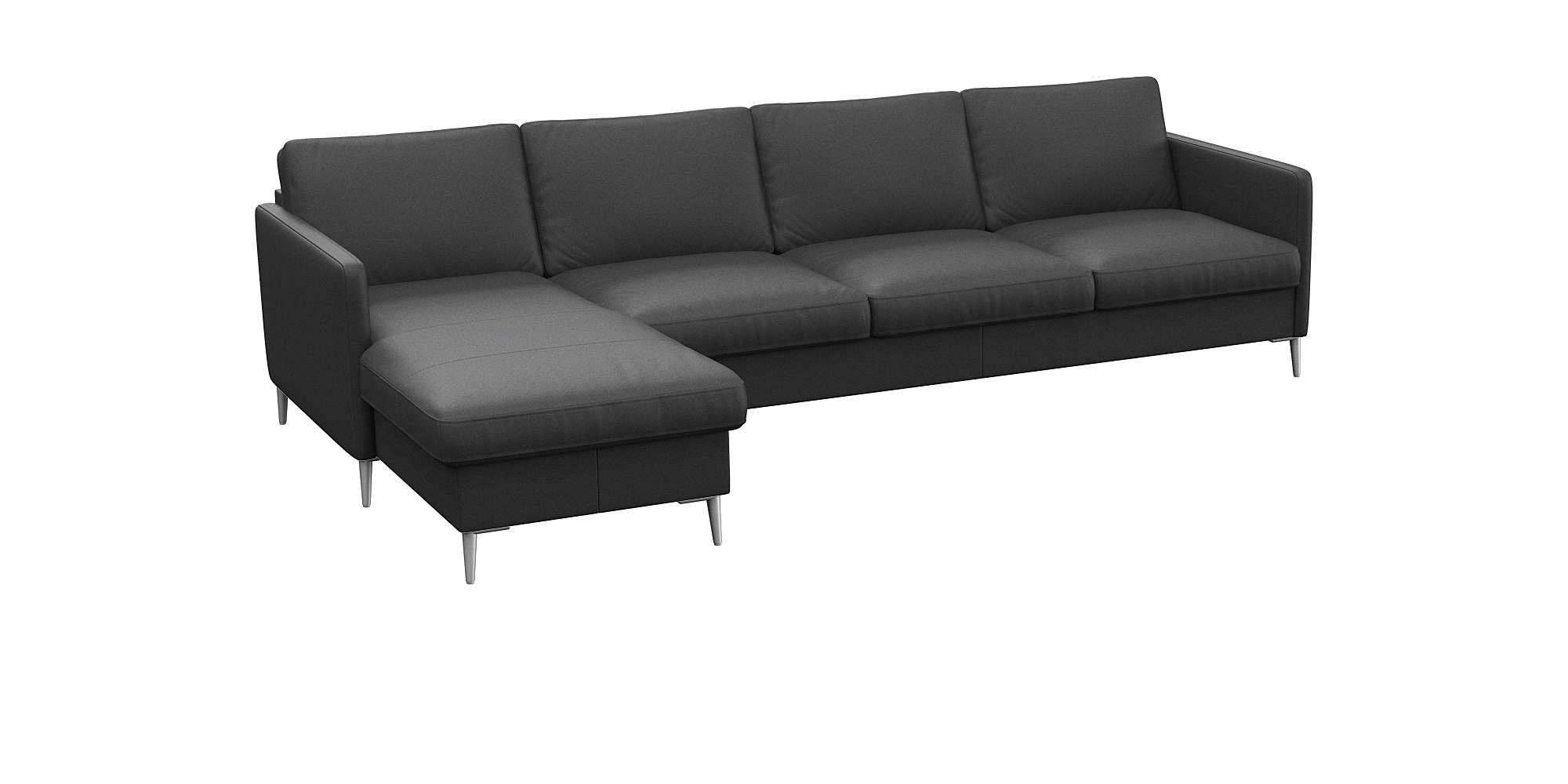 FLEXLUX Hoekbank Fiore, super zitcomfort door koudschuim in de zitting, L-vorm