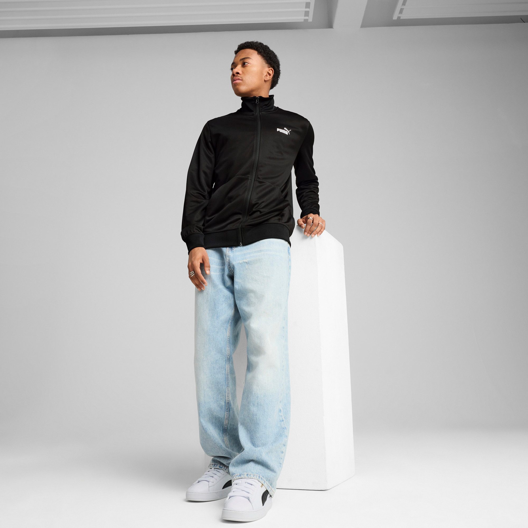 PUMA Trainingsjack ESS NO. 1 LOGO POLY TRACK JACKET