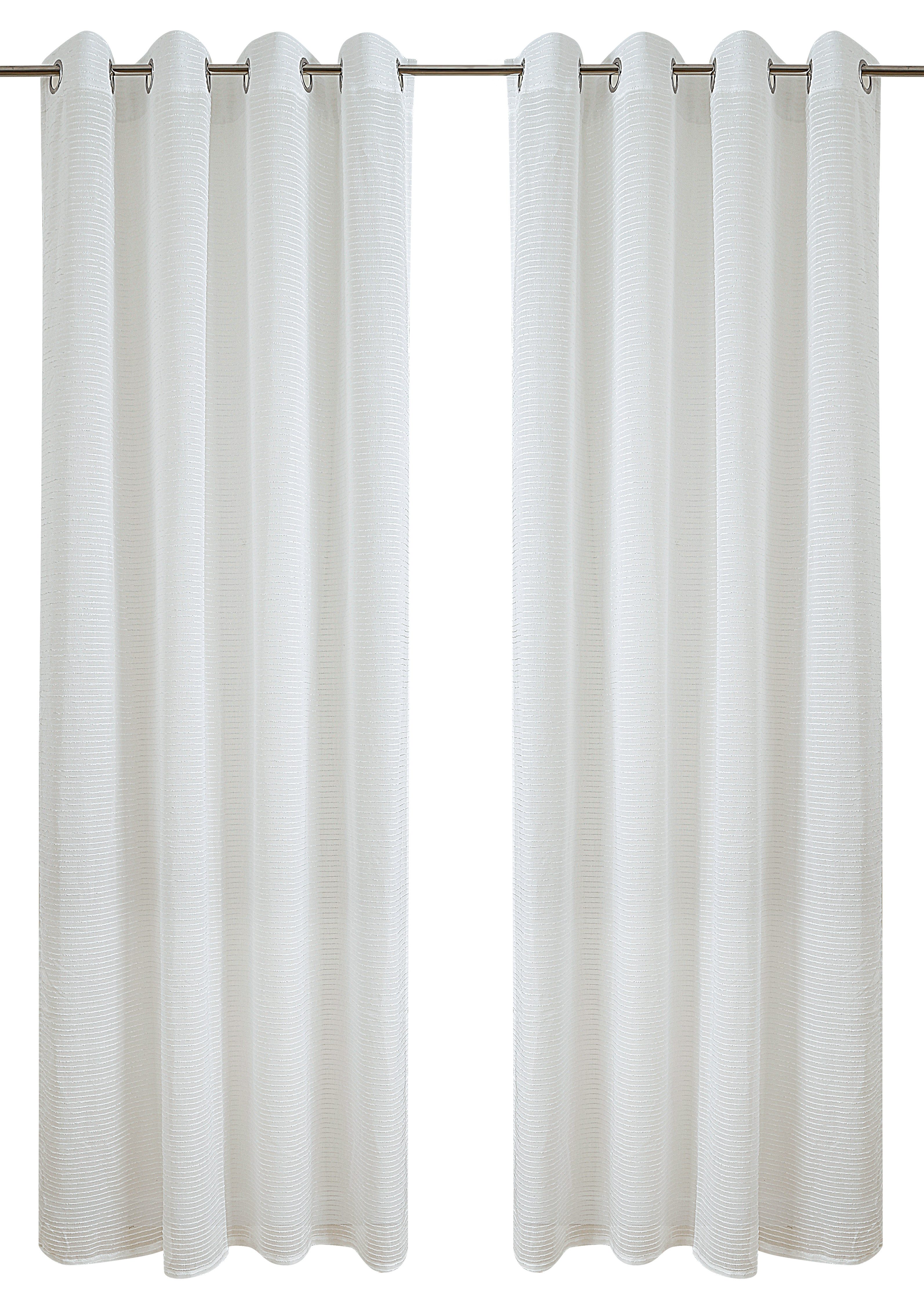 Home affaire Gordijn Authal Jacquard gordijn met chenille draad (1 stuk)