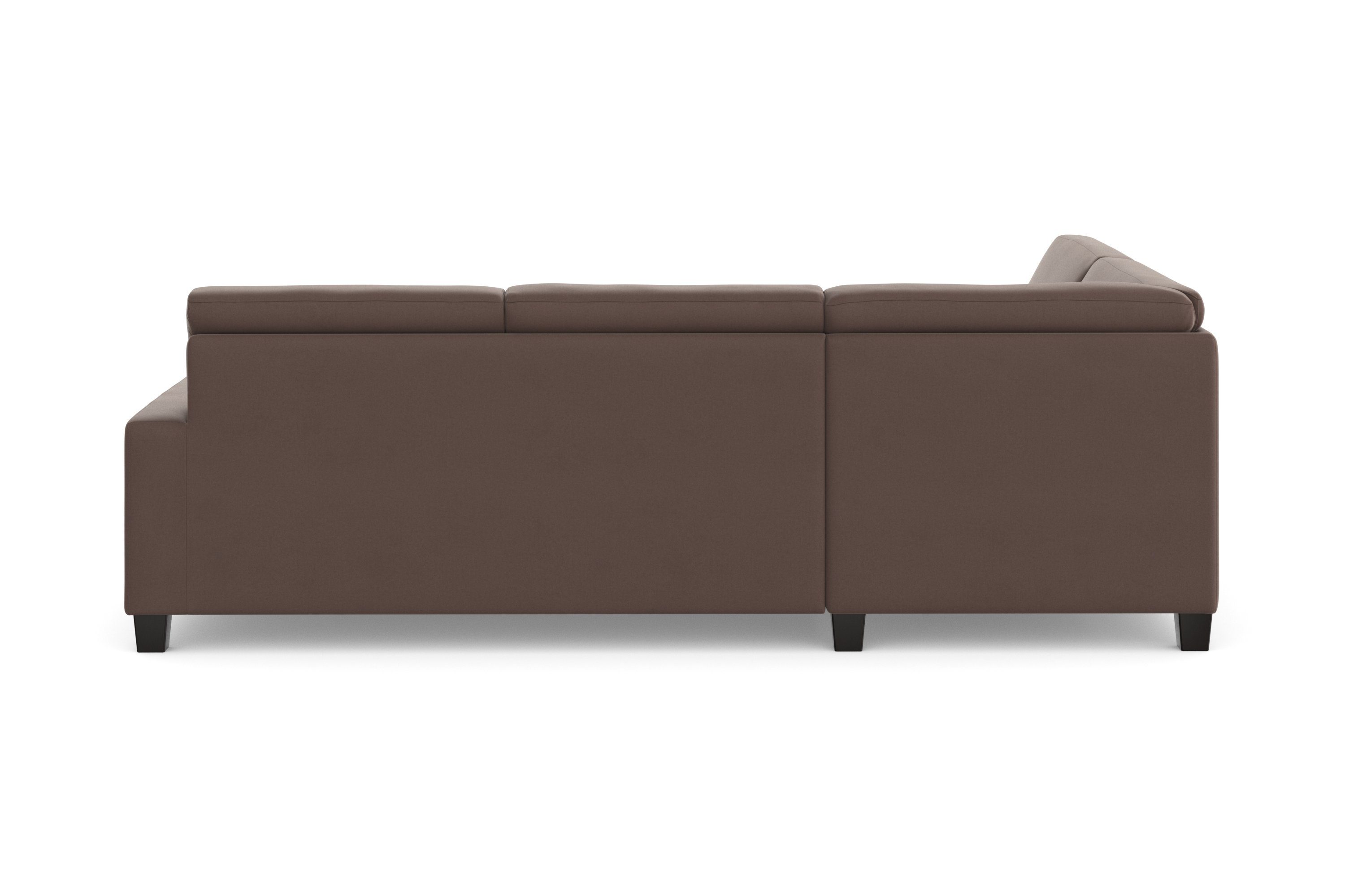 DOMO collection Hoekbank Florentina tijdloos en elegant, zitnaden als designelement, L-vorm