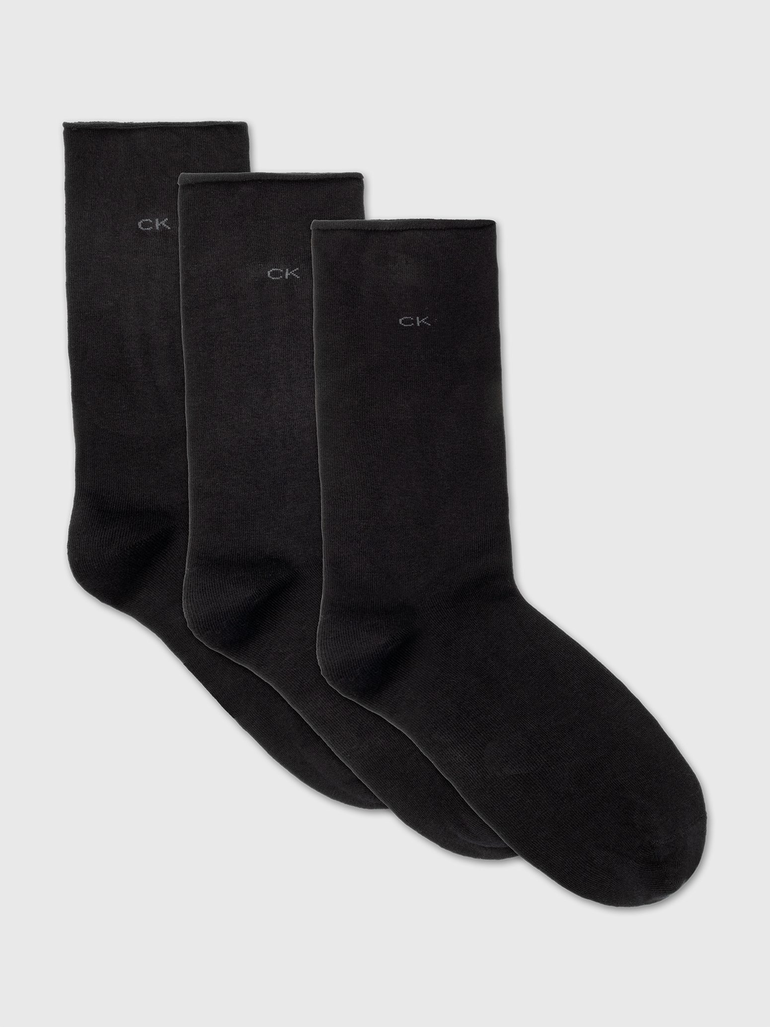 Calvin Klein Jeans Sokken CK WOMEN SOCK 3P ROLL TOP (3 paar)