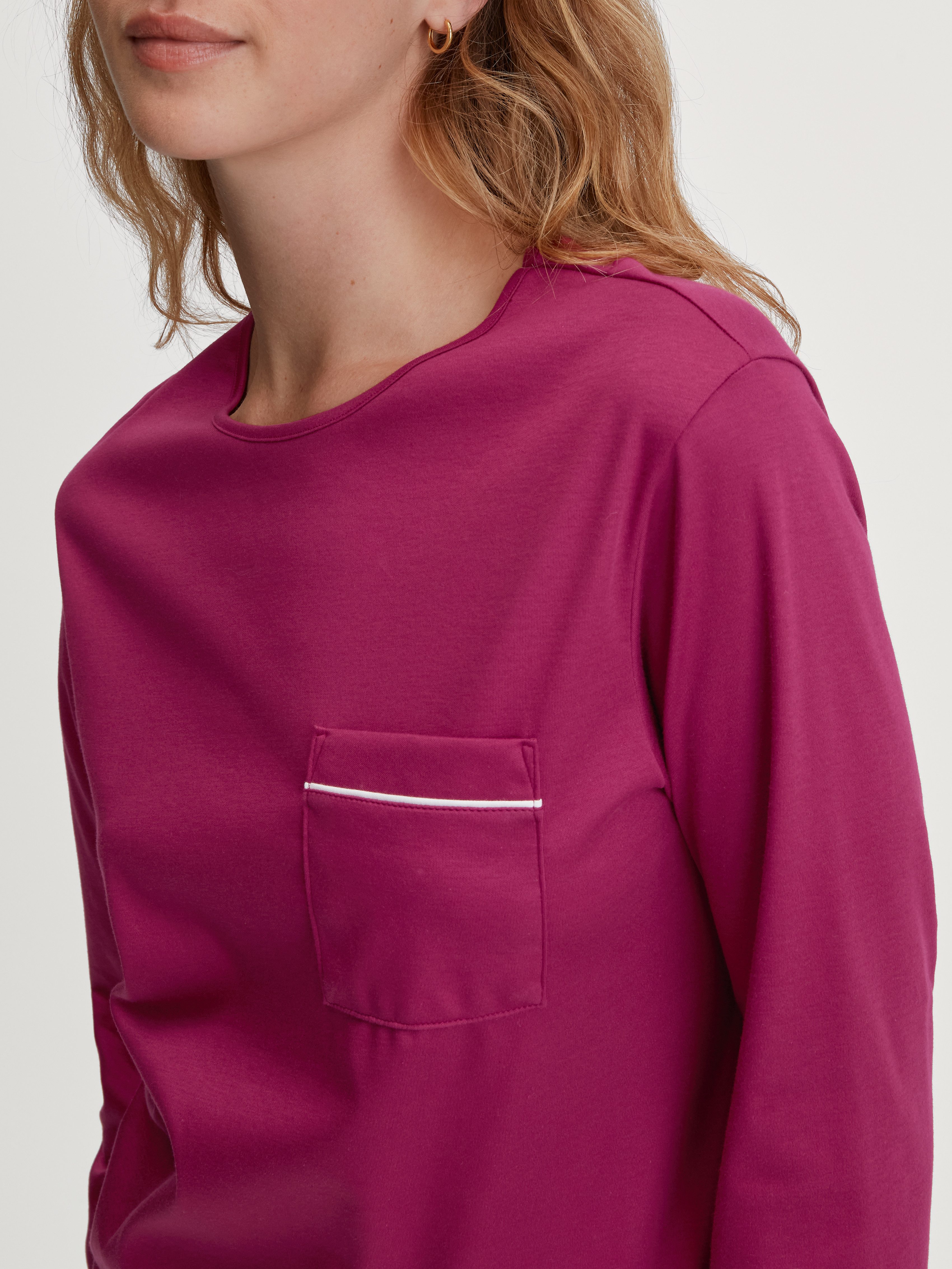 CALIDA Pyjama Sweet Dreams Lange mouw, ronde hals, interlock-kwaliteit, zacht, comfortabel (2-delig)