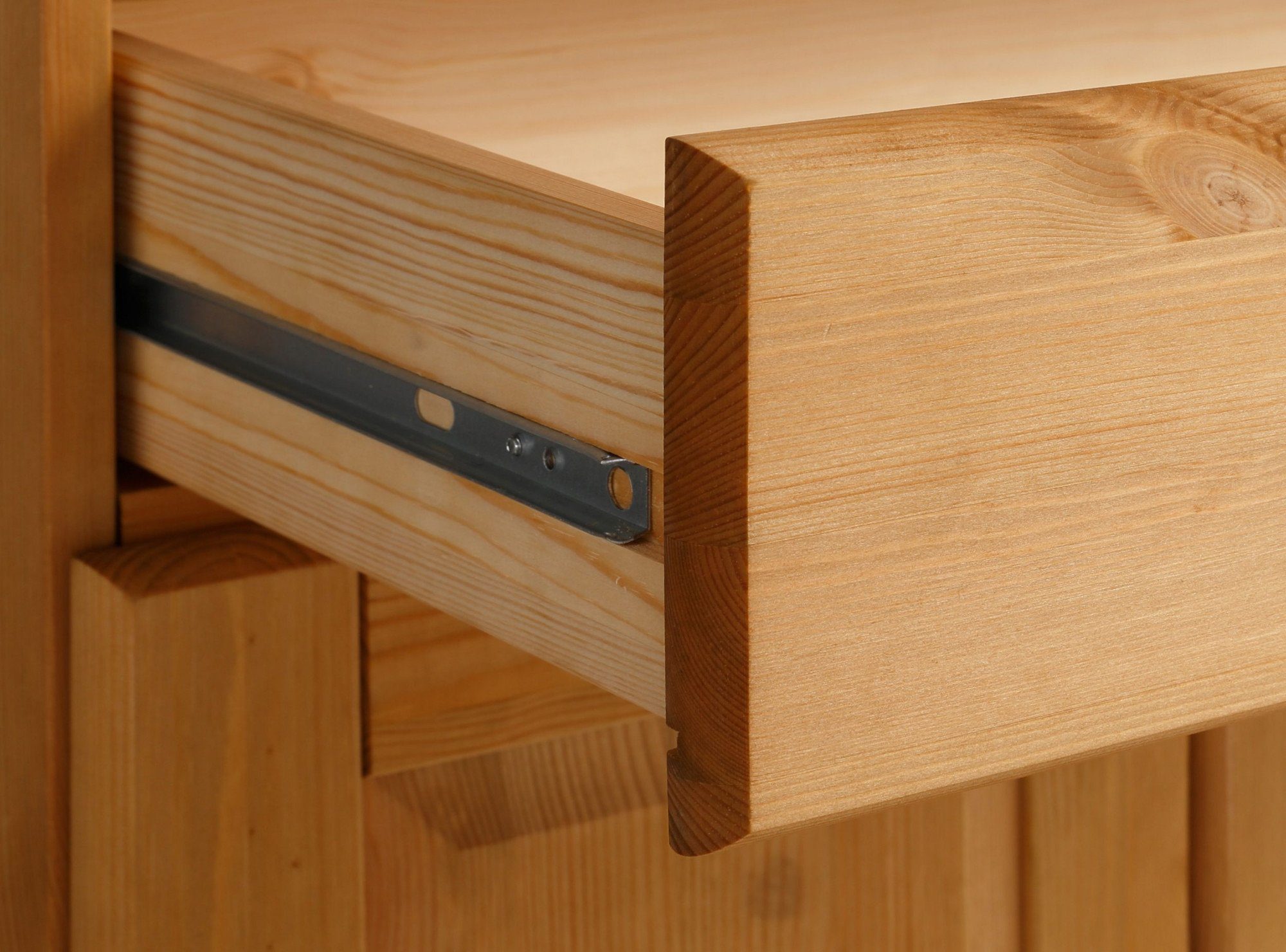 Home affaire Secretaire Rossi gemaakt van massief dennenhout, variabel verstelbare inlegplanken, breedte 97 cm