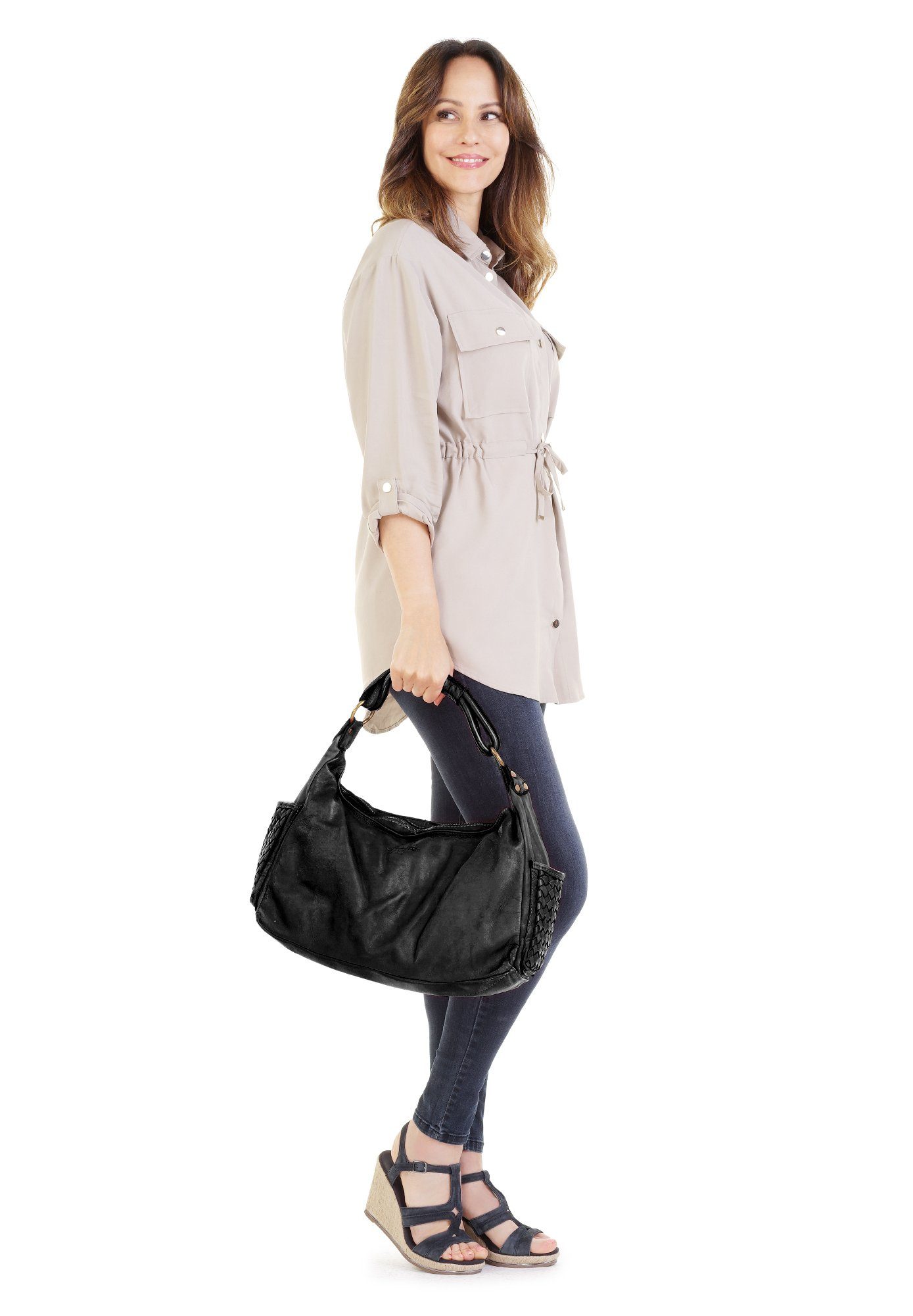 Samantha Look Tas echt leer, made in italy