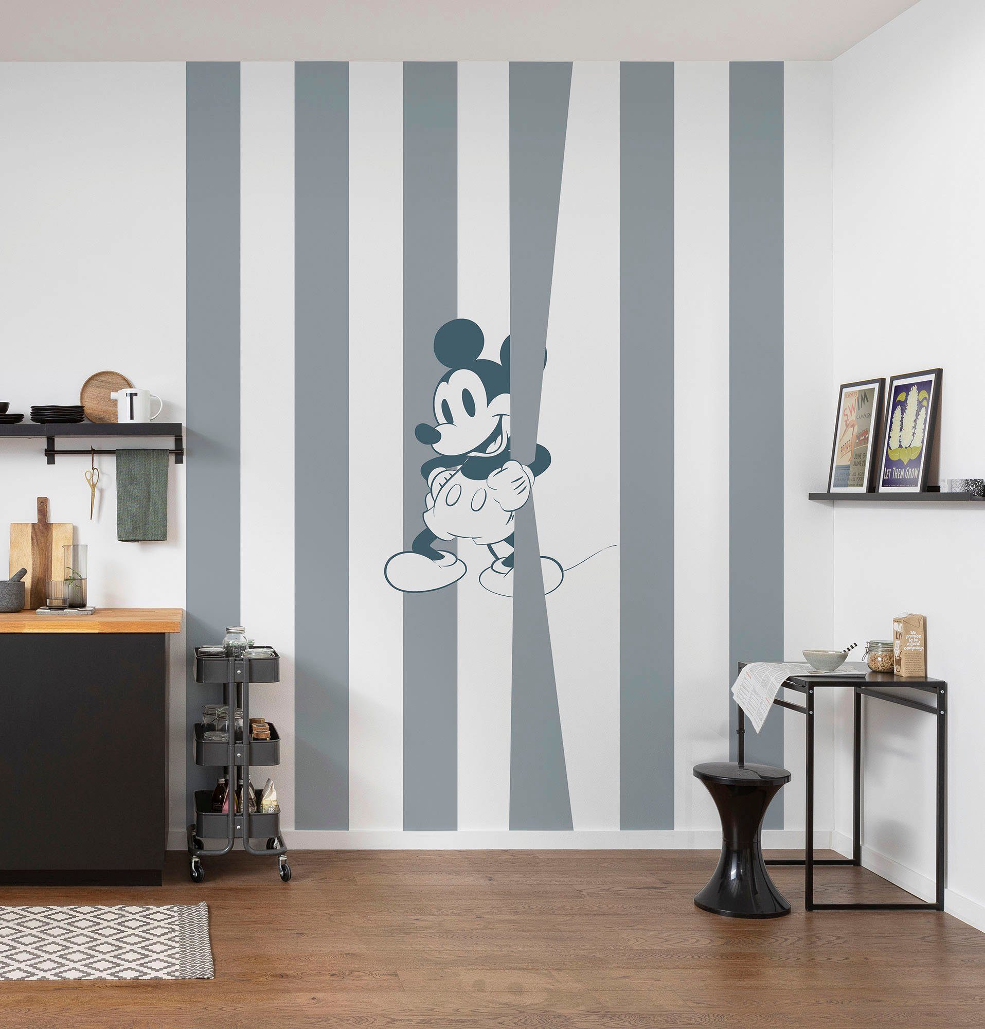 Komar Vliesbehang Digitale print vlies - Mickey Offbeat - Afmeting 200 x 250 cm (1 stuk)