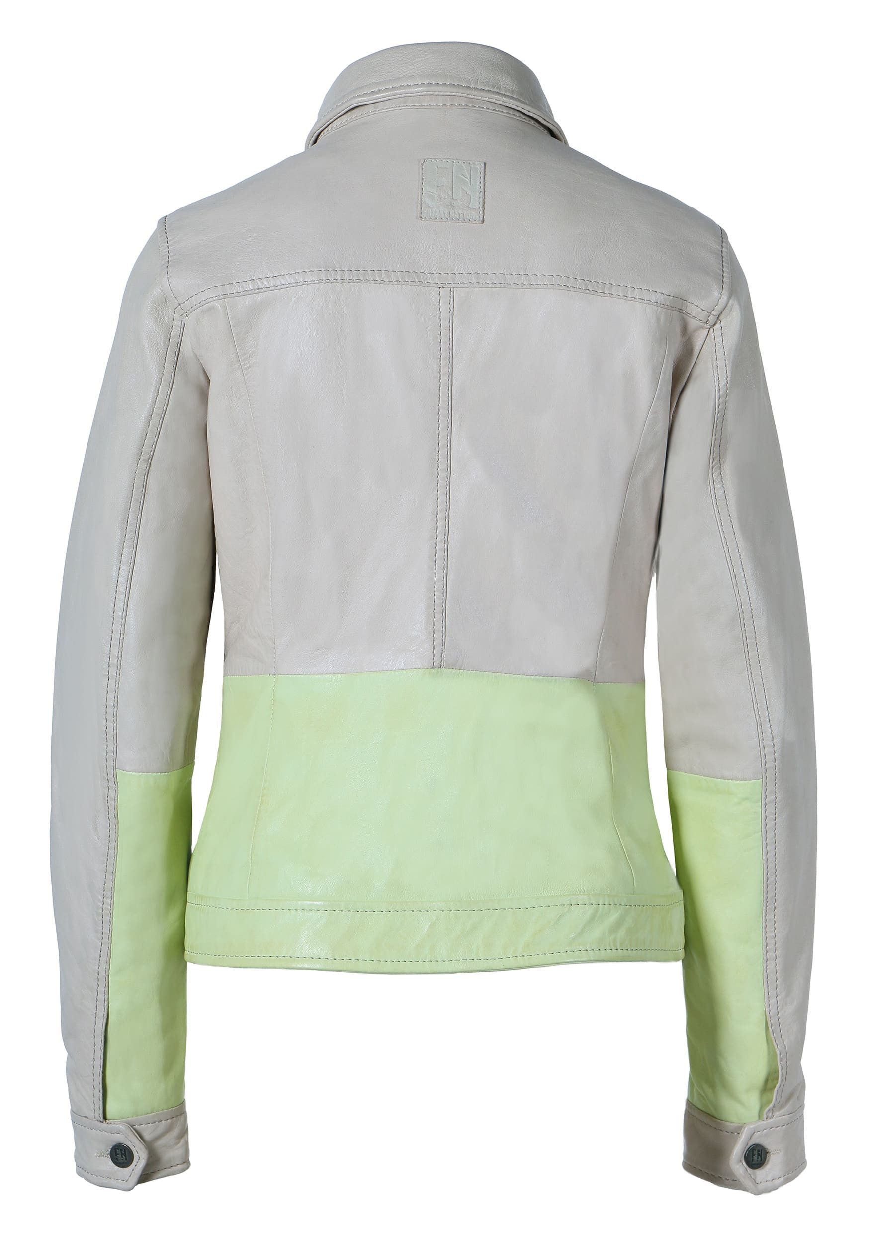 Freaky Nation Leren jack TwoToned-FN