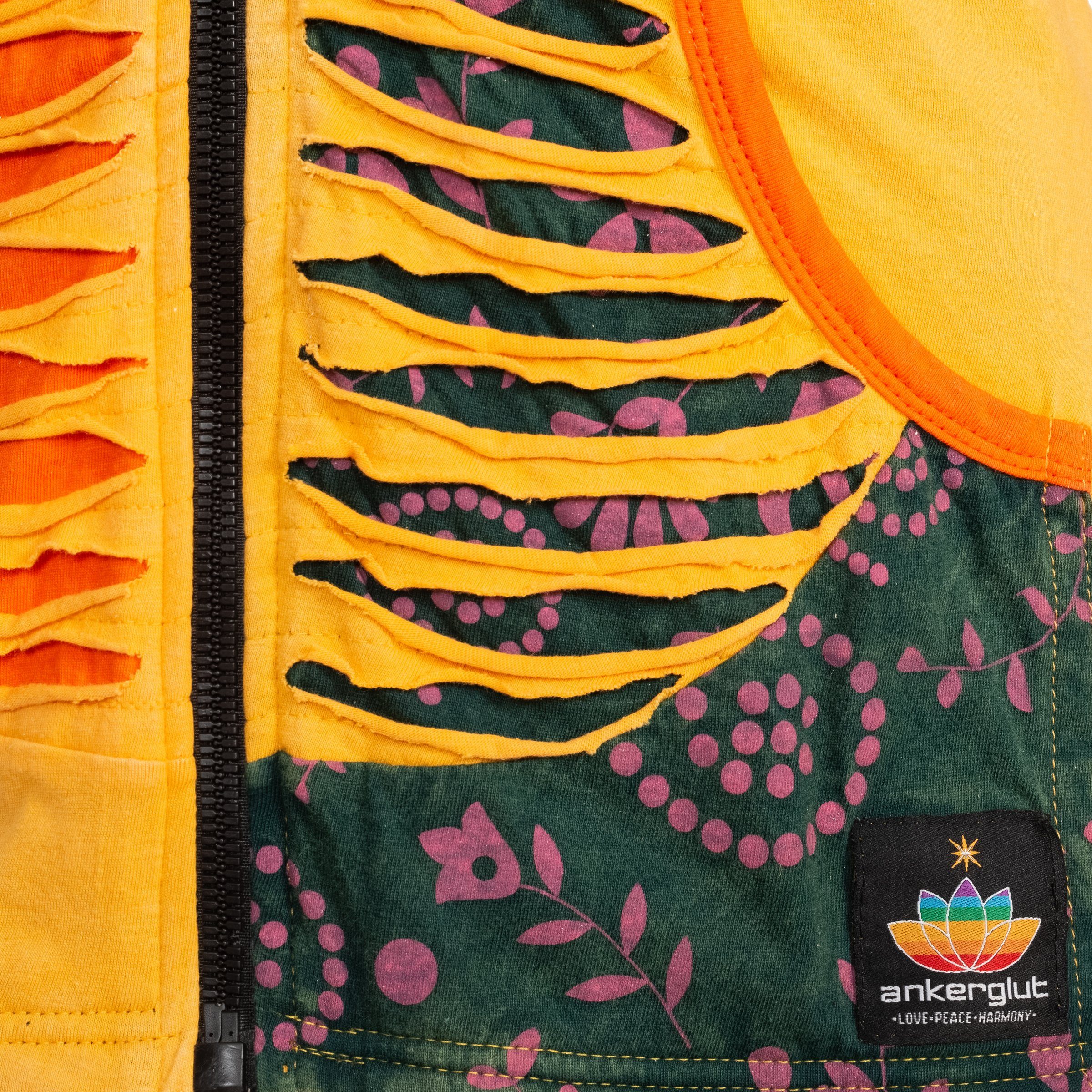 DEPROC Active Fleecejack Patchwork Multicolor NUNAVUT II NEW FLOWER POWER