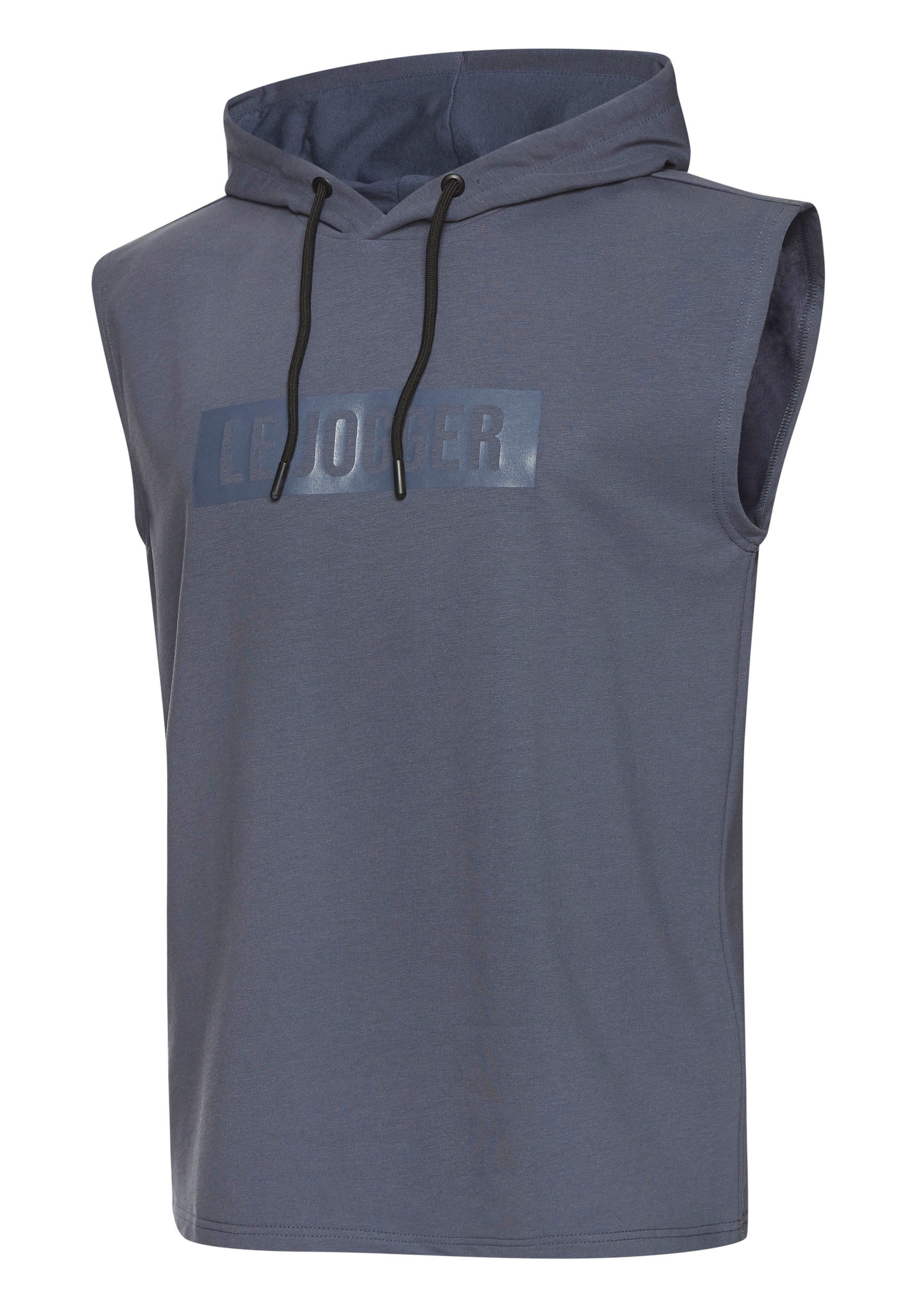 le jogger® Capuchontrui met print en koordtrek