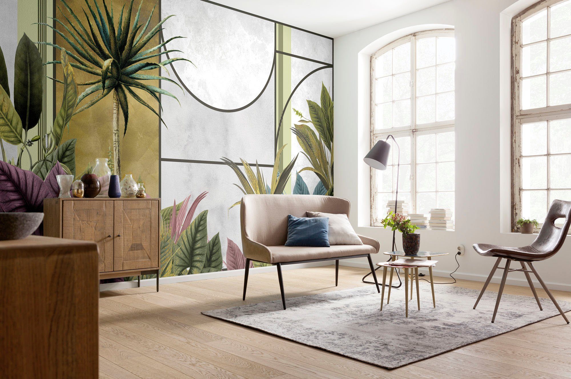 Komar Vliesbehang Digitale print vlies - Timeless Temple - Afmeting 400 x 250 cm (1 stuk)