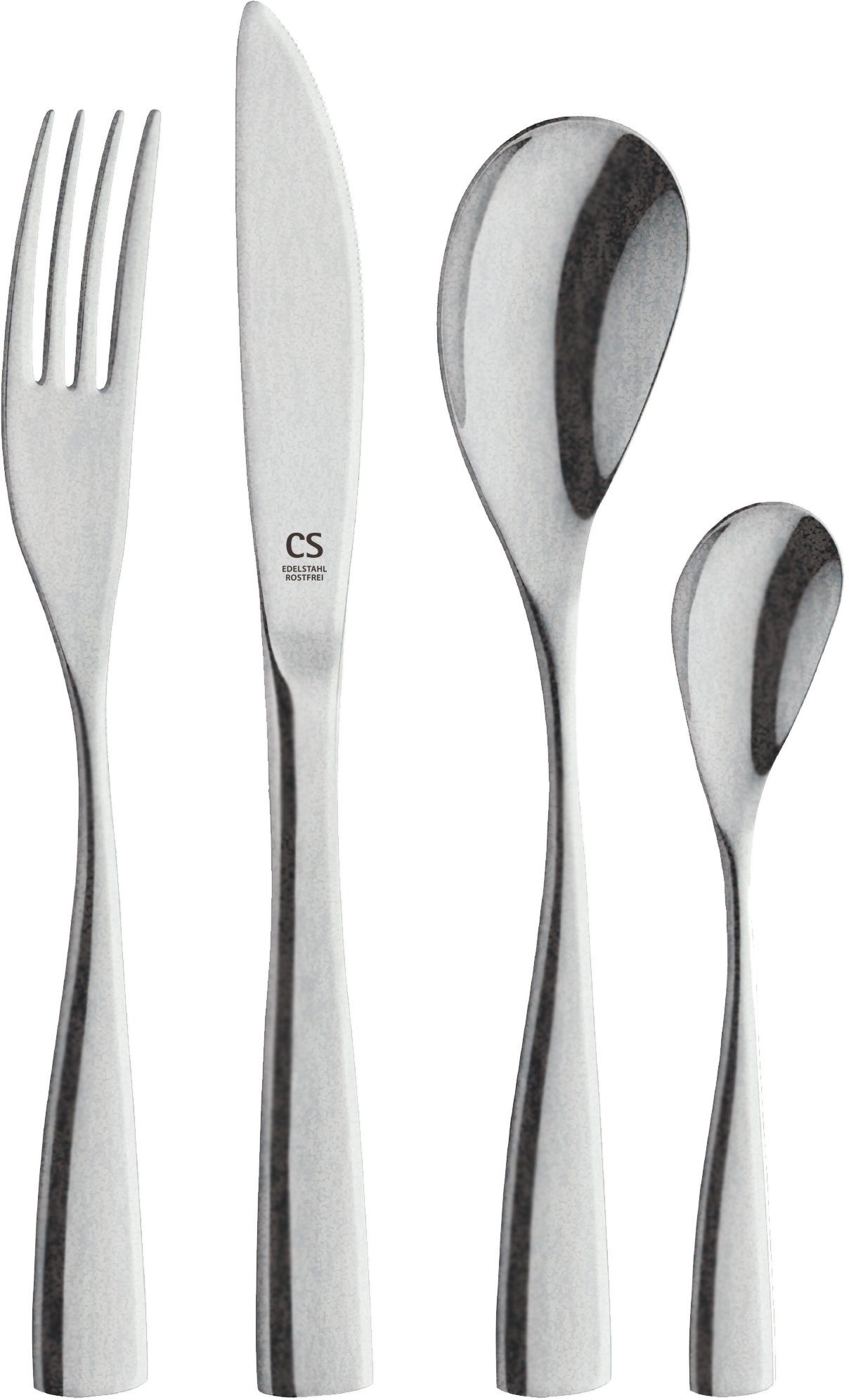 CS-Solingen Bestekset Bocholt hoogwaardige pvd-coating (set, 24-delig)