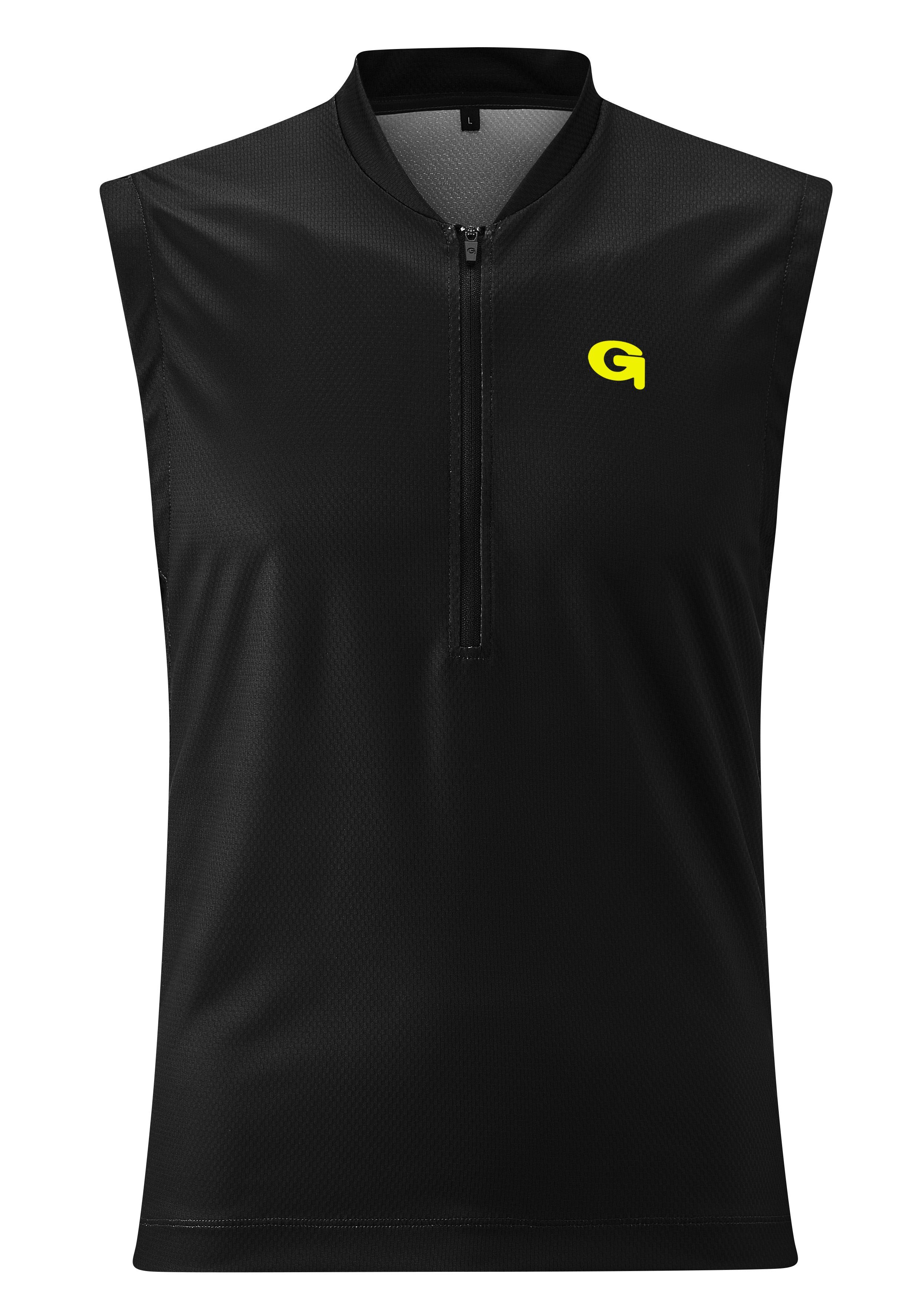 Gonso Fietsshirt Almaro Hoge bewegingselasticiteit, sneldrogend, ventilerend shirts maat 4XL zwart