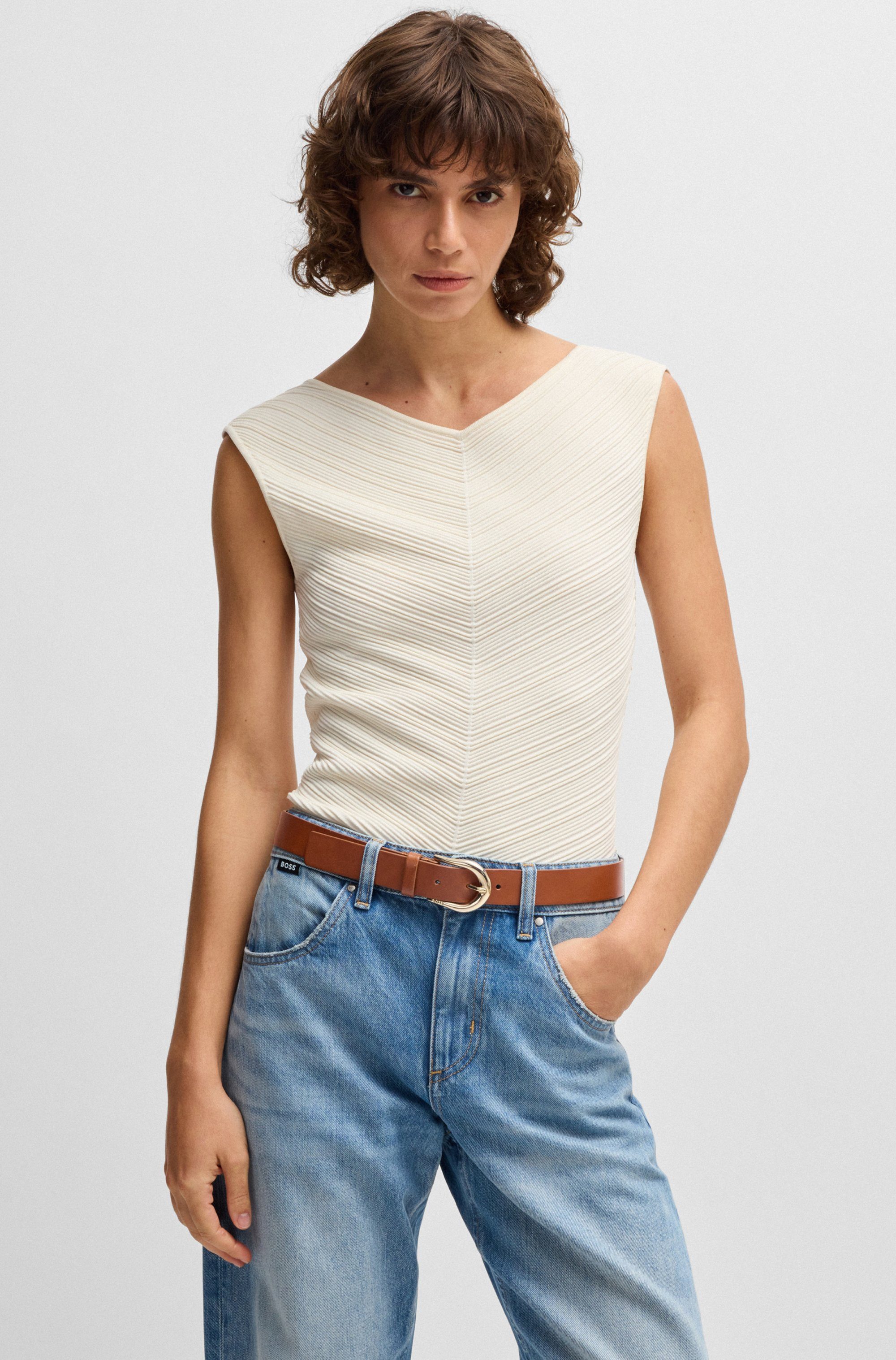 Boss Leren riem Carol Belt 3cm-VC