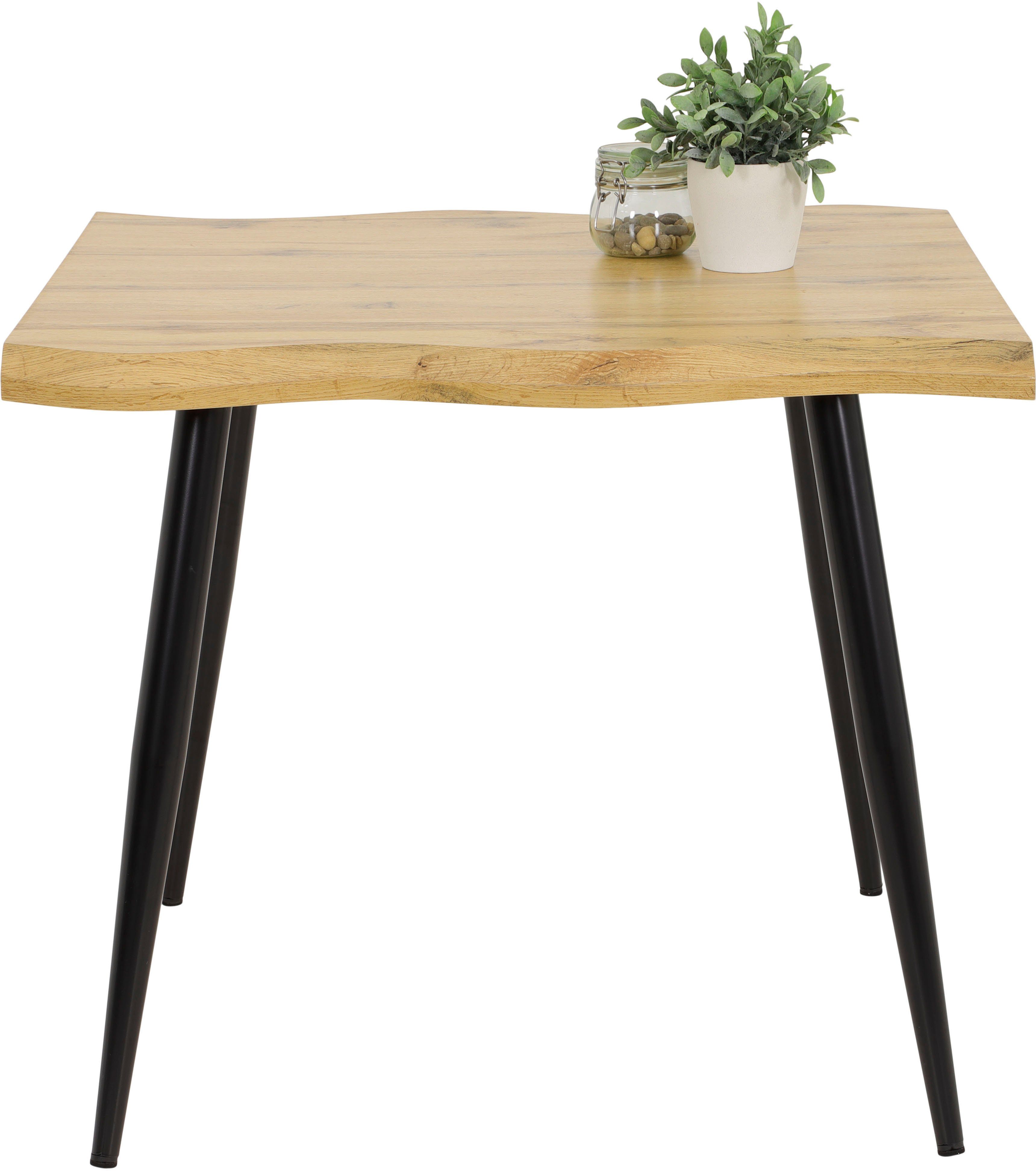 HELA Tafel met hout GABI IV