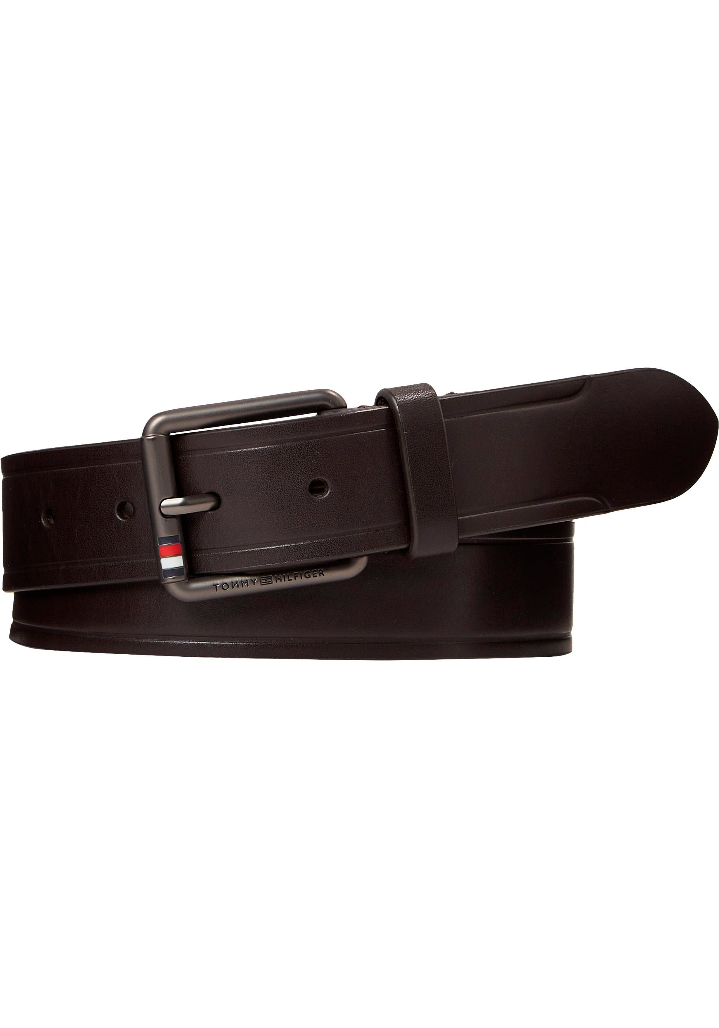 Tommy Hilfiger Leren riem CASUAL 3.5 met metalen label op de sluiting