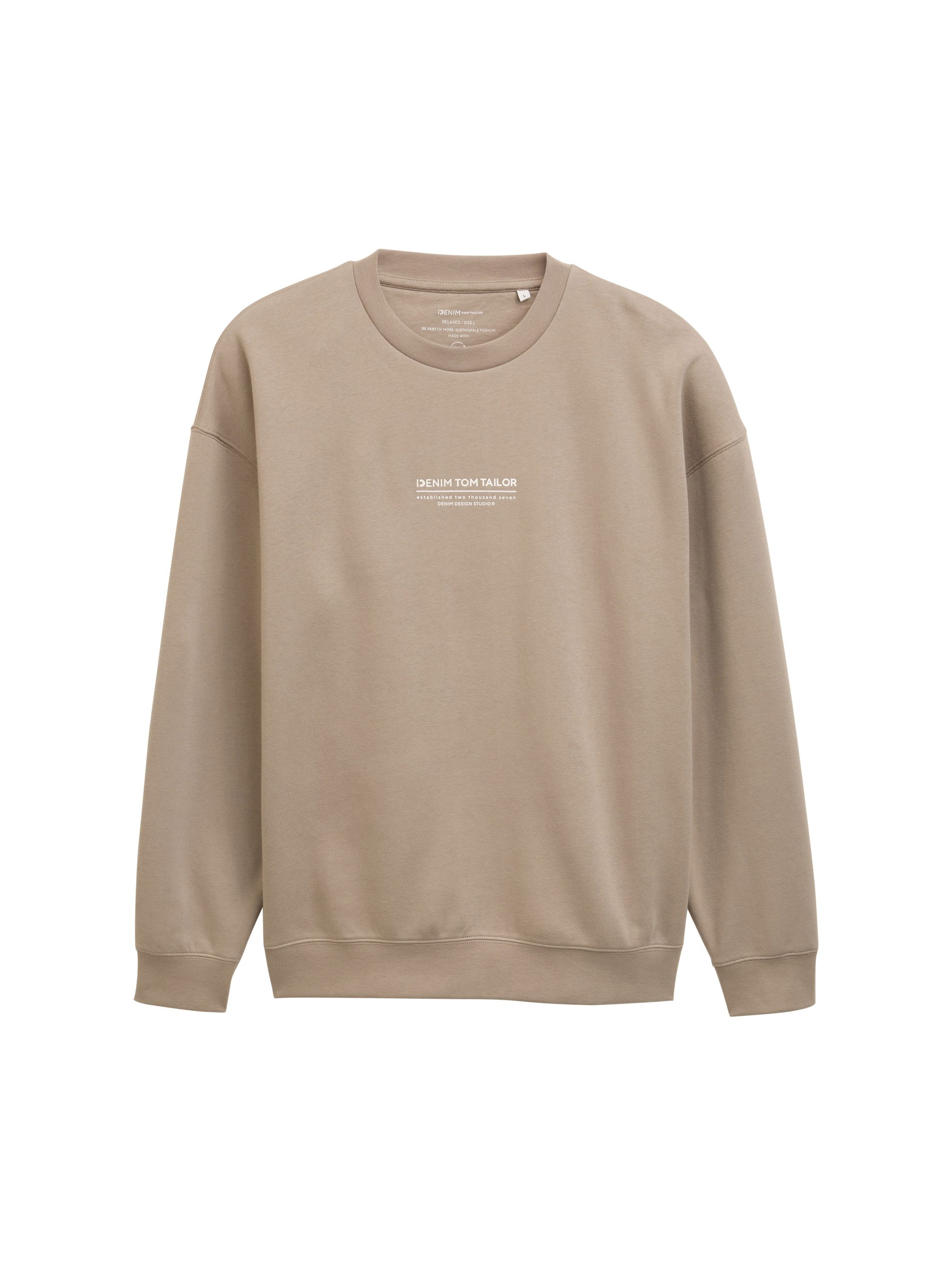 Tom Tailor Denim Sweatshirt met logoprint