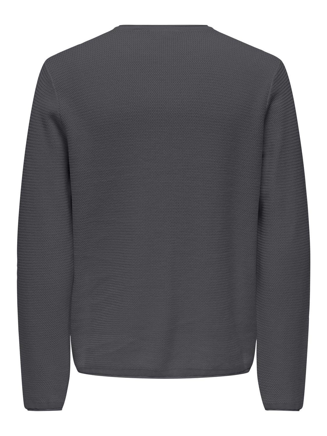 ONLY & SONS Gebreide trui ONSERIC REG 12 STRUC CREW KNIT
