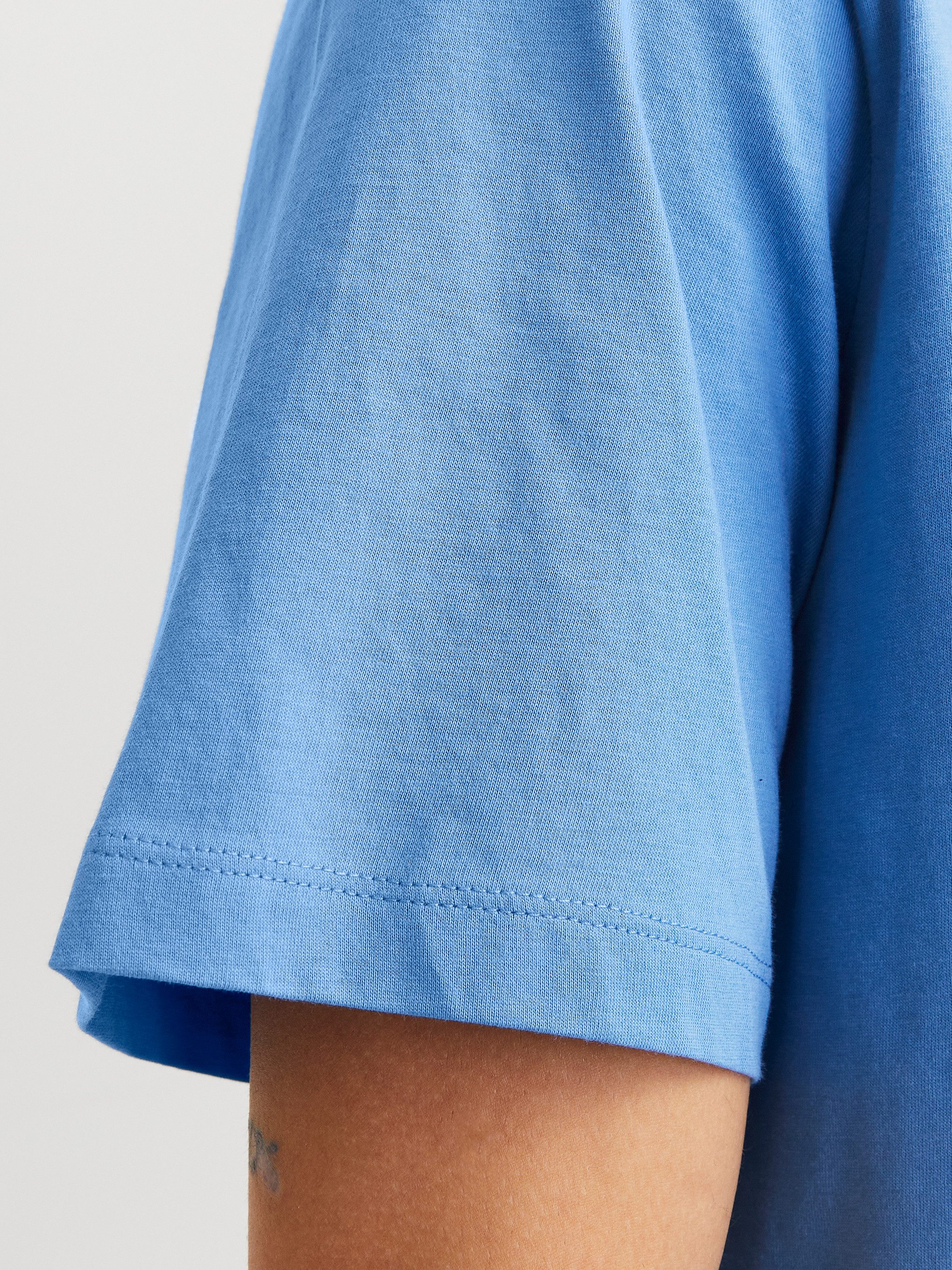 Jack & Jones Shirt met ronde hals JJELOGO TEE SS O-NECK 2 COL SS25 SN