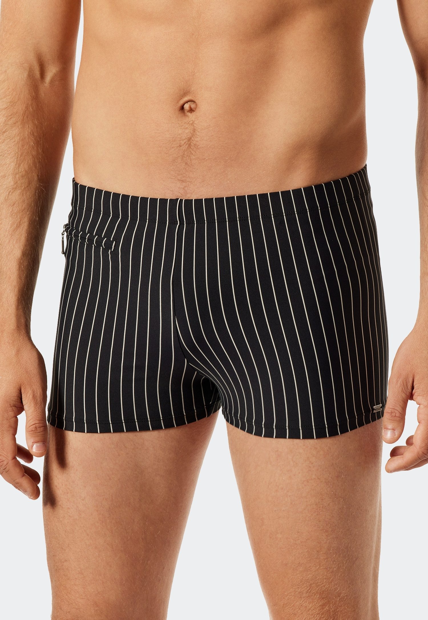 Schiesser Zwemshort Nautical Casual met witte strepen