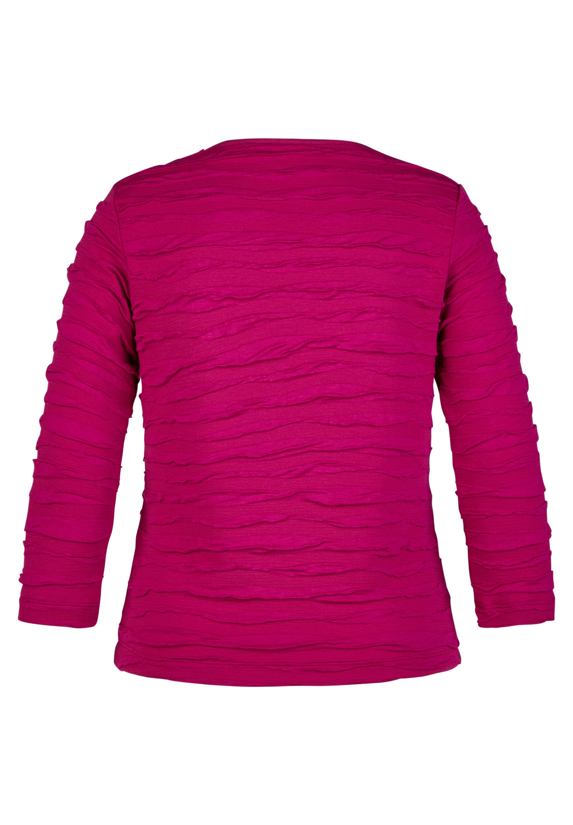Rabe Shirt met 3/4 mouwen met golfstructuur