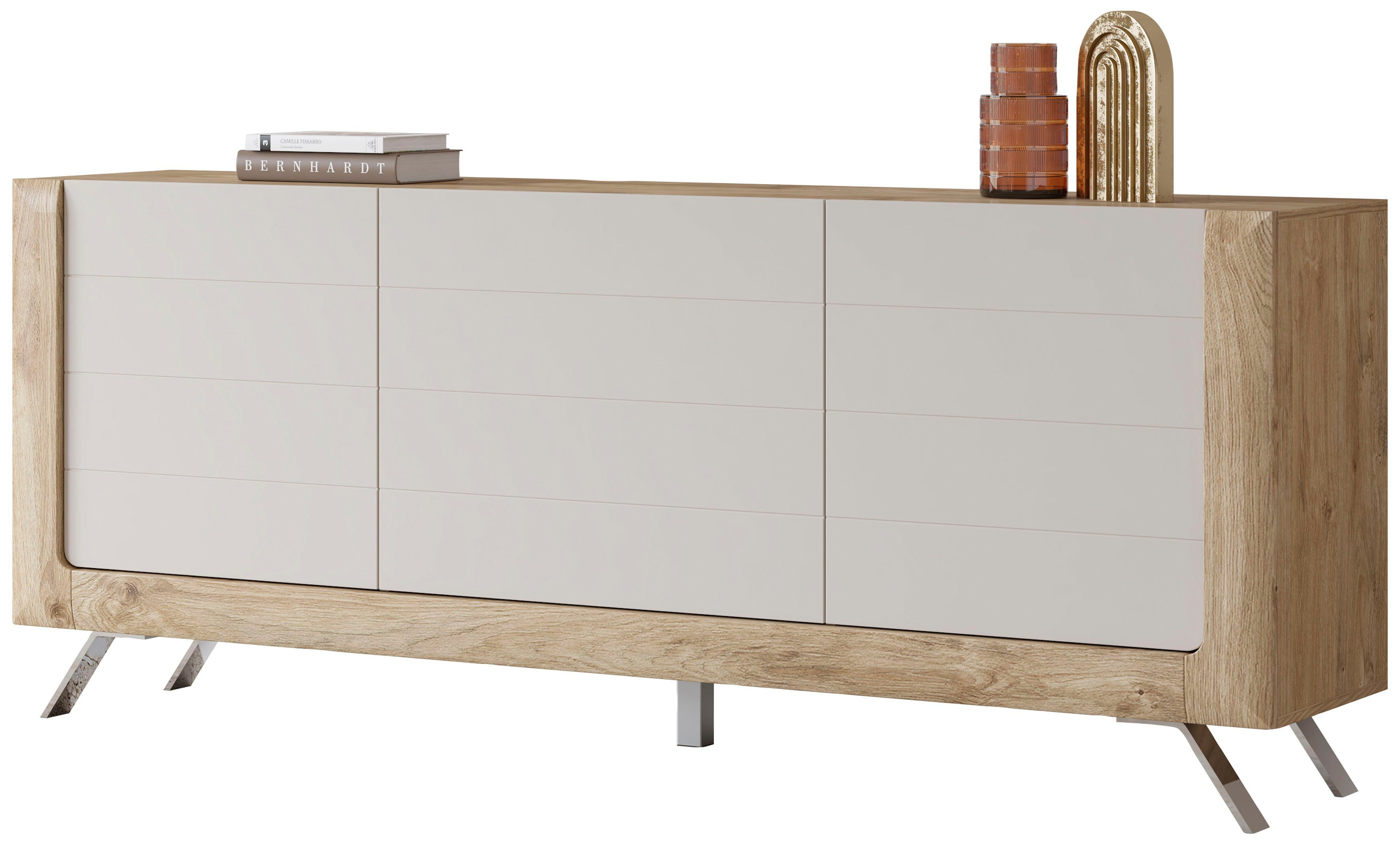 Leonique Dressoir Kasai Breedte 199 cm, met 3 deuren