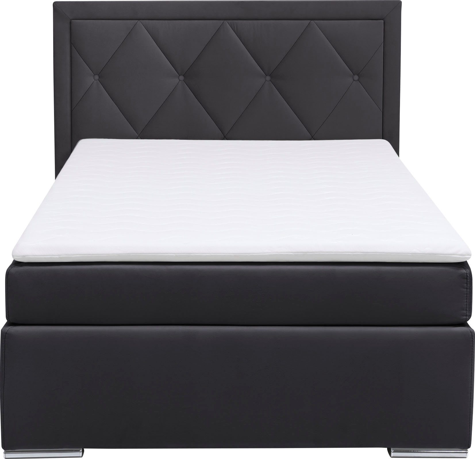 Leonique Boxspring Alfie, bestseller, optioneel met bedlade met capitonnage in het hoofdbord, h2, h3 en h4 ter keuze