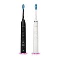 philips sonicare elektrische tandenborstel hx9912-18 ultrasone tandenborstel, set van 2 wit