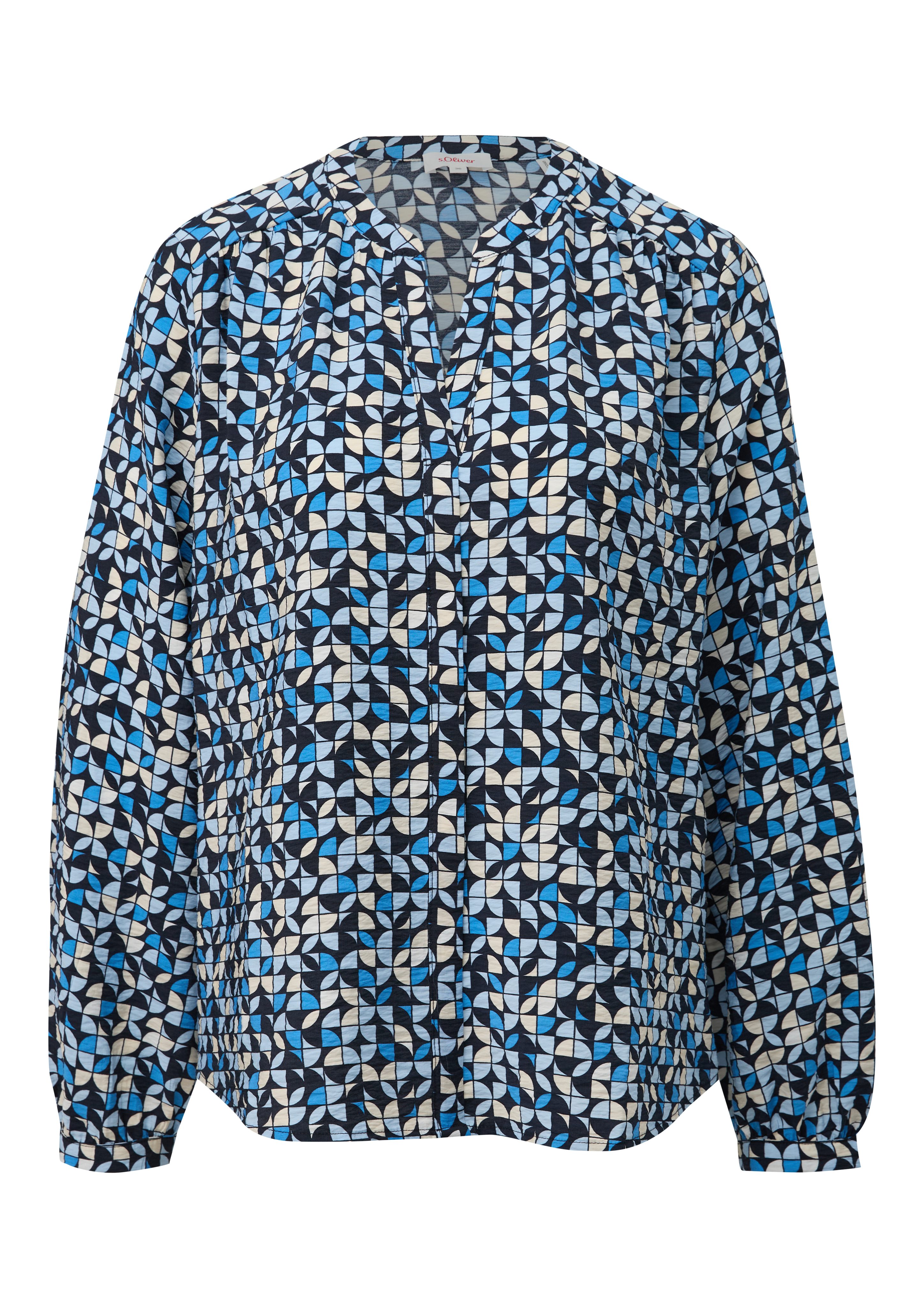 s.Oliver Blouse met lange mouwen met print all-over
