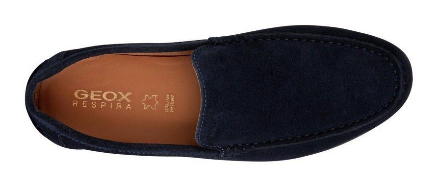 Geox Mocassins U SIRON A Loafer, pennyloafer, slipper Geox slipper in elegante uitstraling