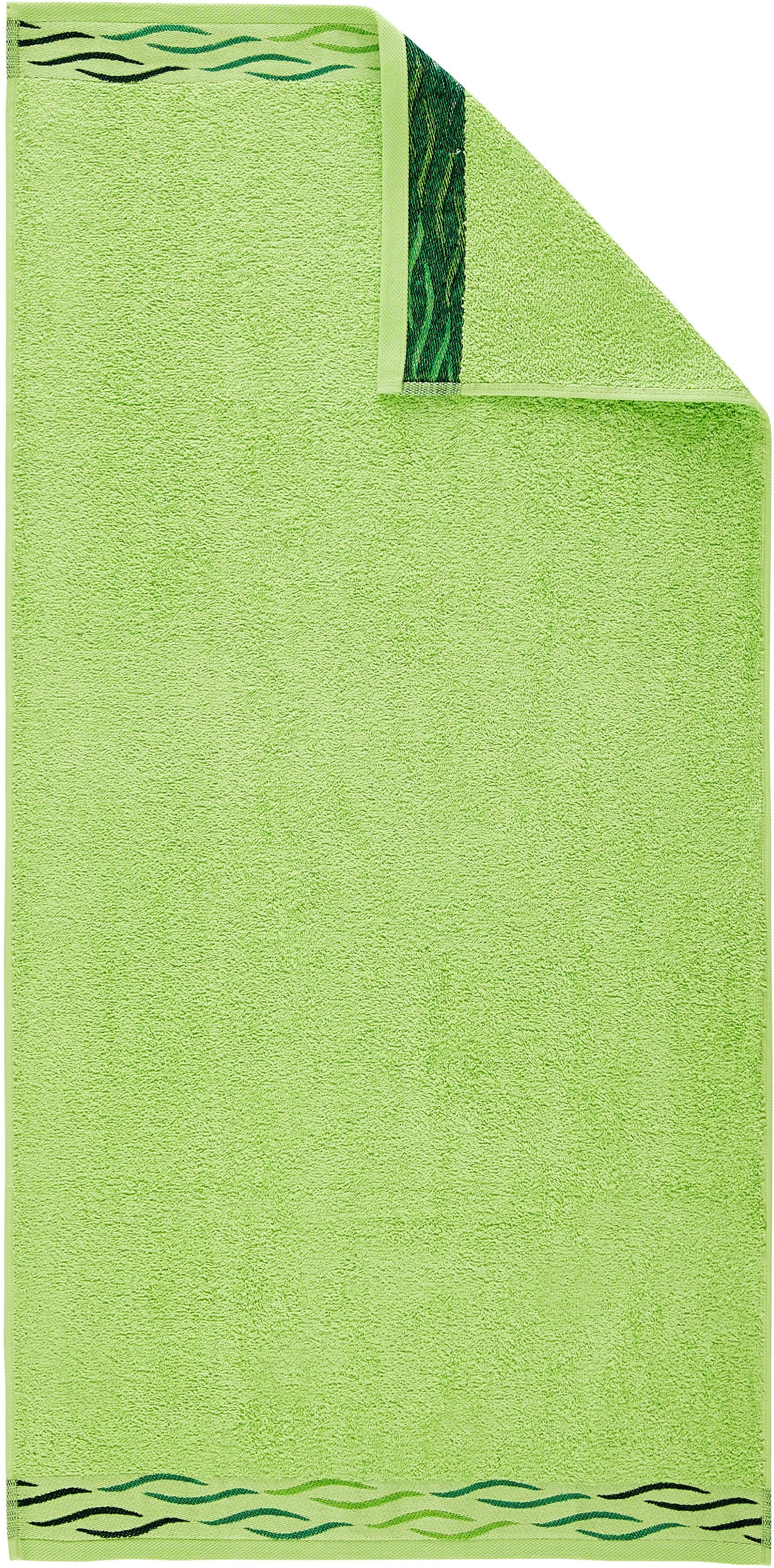 Dyckhoff Handdoeken WAVE met jacquard rand (set, 2 stuks)