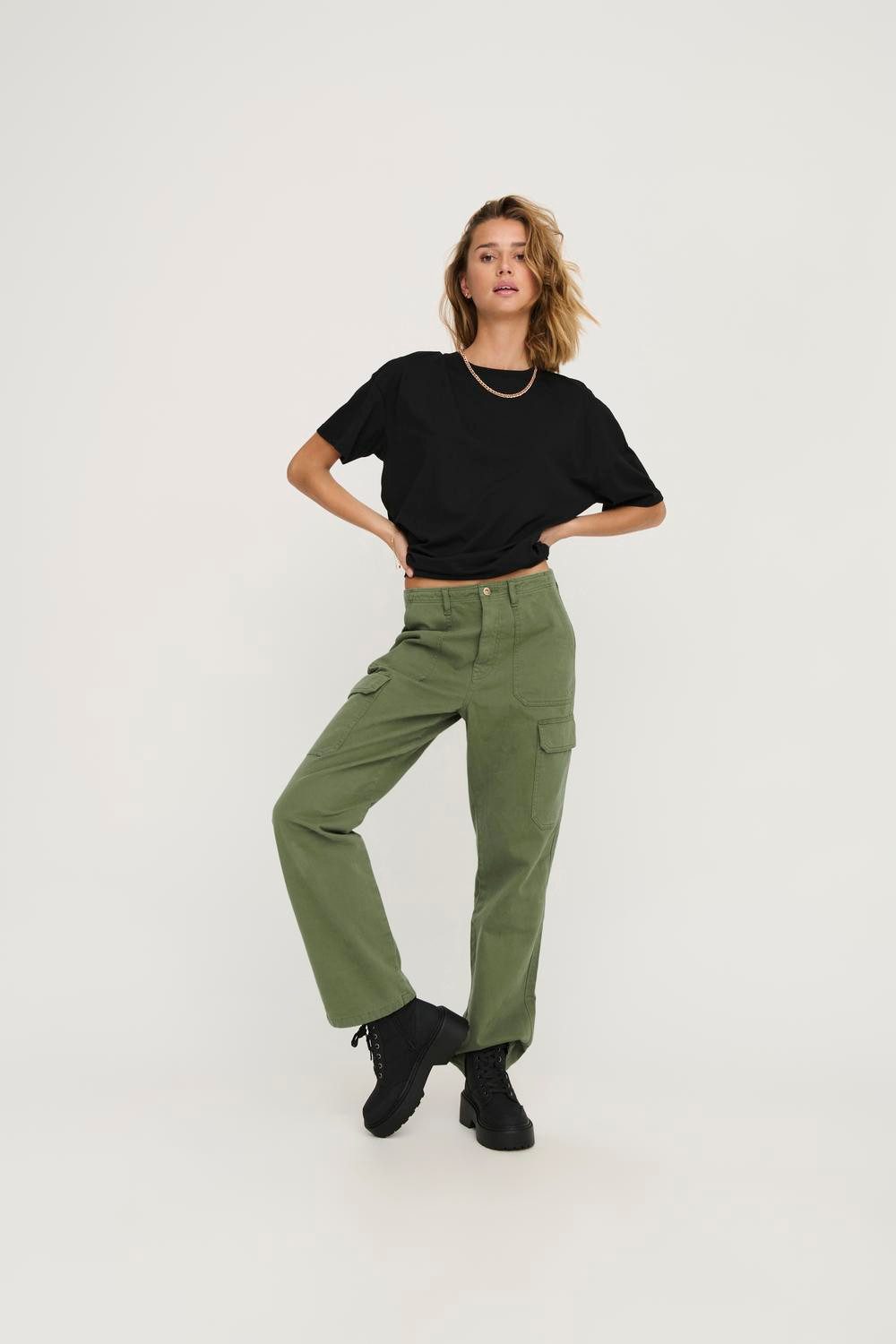 Only Cargobroek ONLMALFY CARGO PANT PNT NOOS