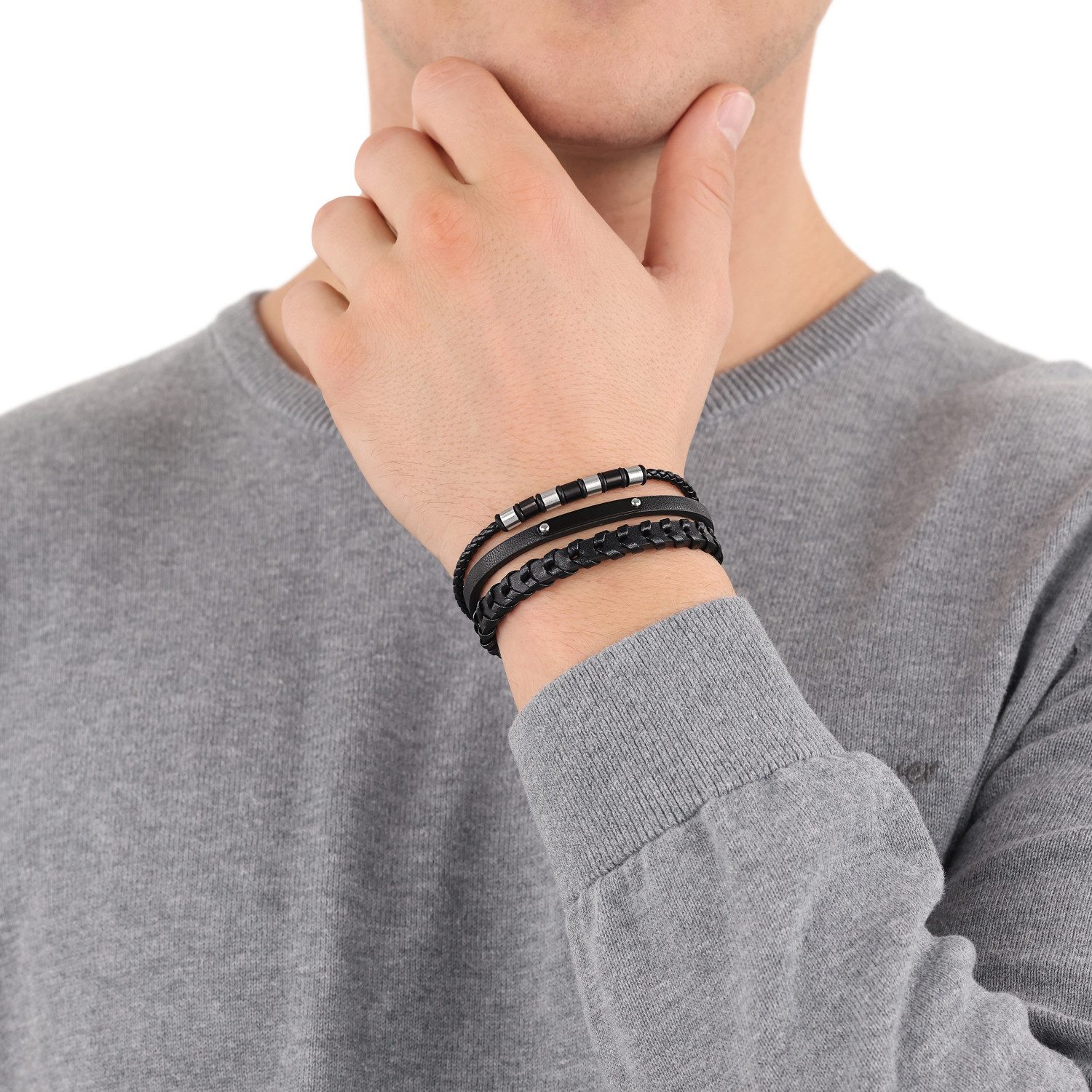 s.Oliver Leren armband 2039735