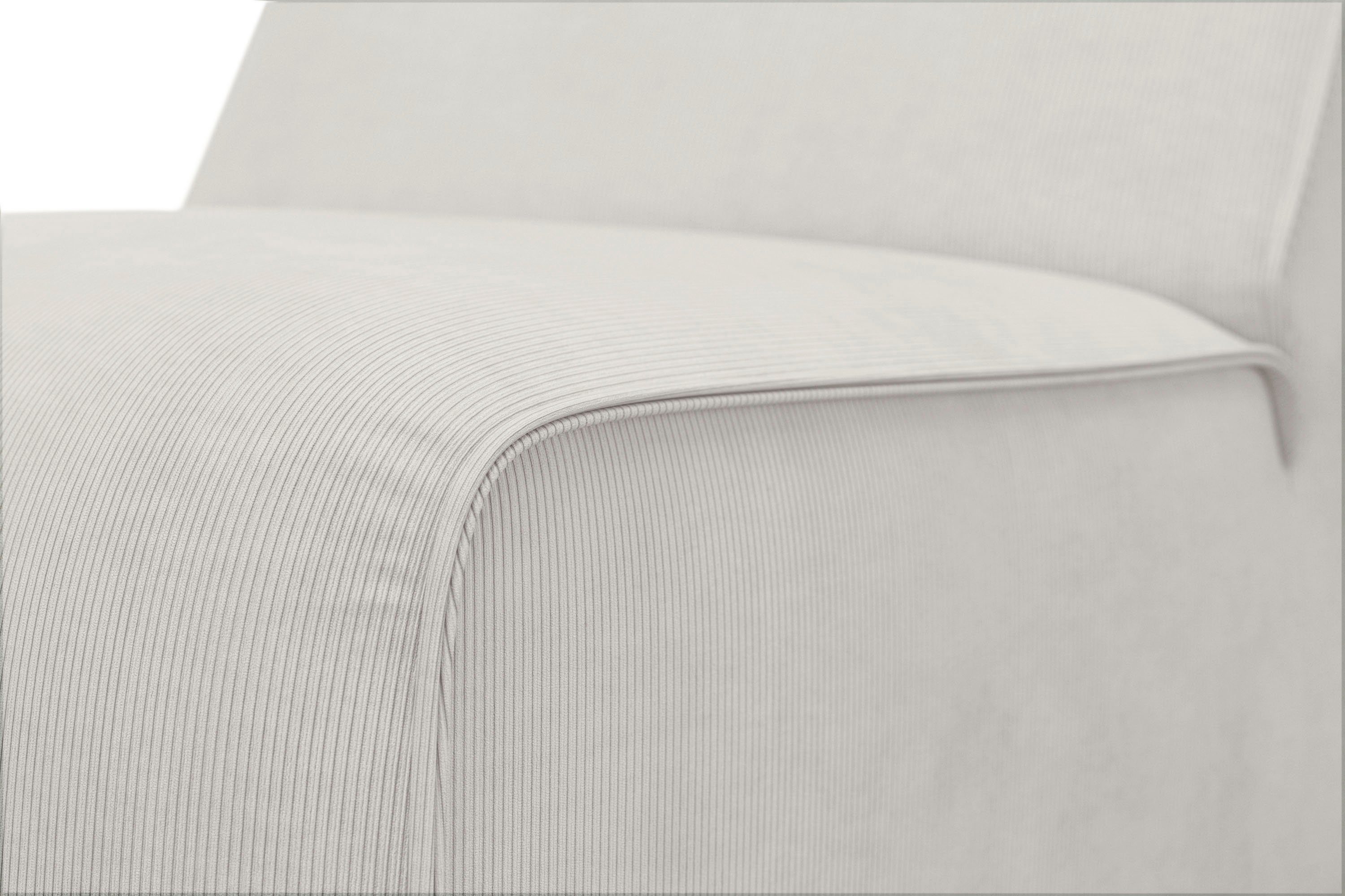 RAUM.ID Fauteuil Merid sofa-middenelement, afmetingen B/D/H: 84/97/46 cm als module of apart te gebruiken, voor individuele samenstelling