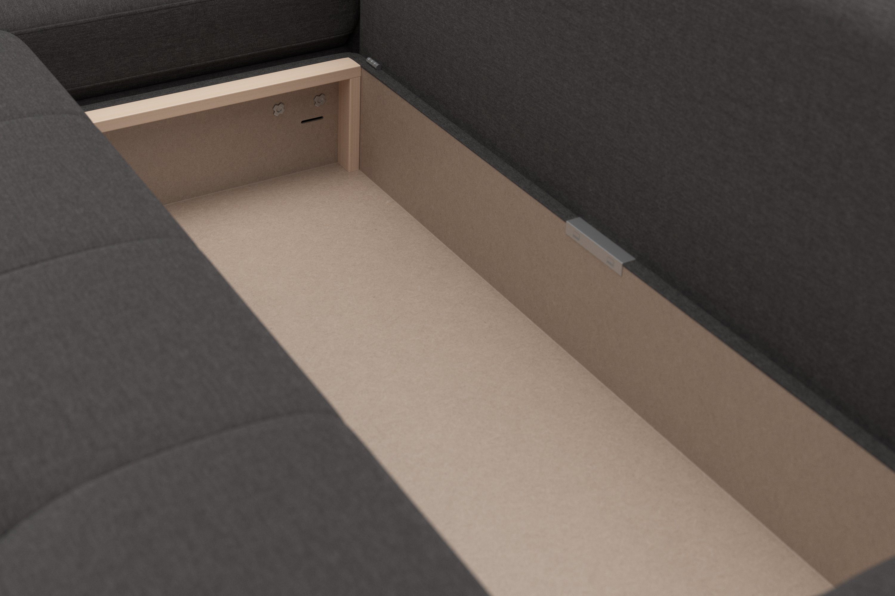 sit&more Zithoek Latigo U-vorm met mega-récamier, naar keuze met slaapfunctie en bedkist