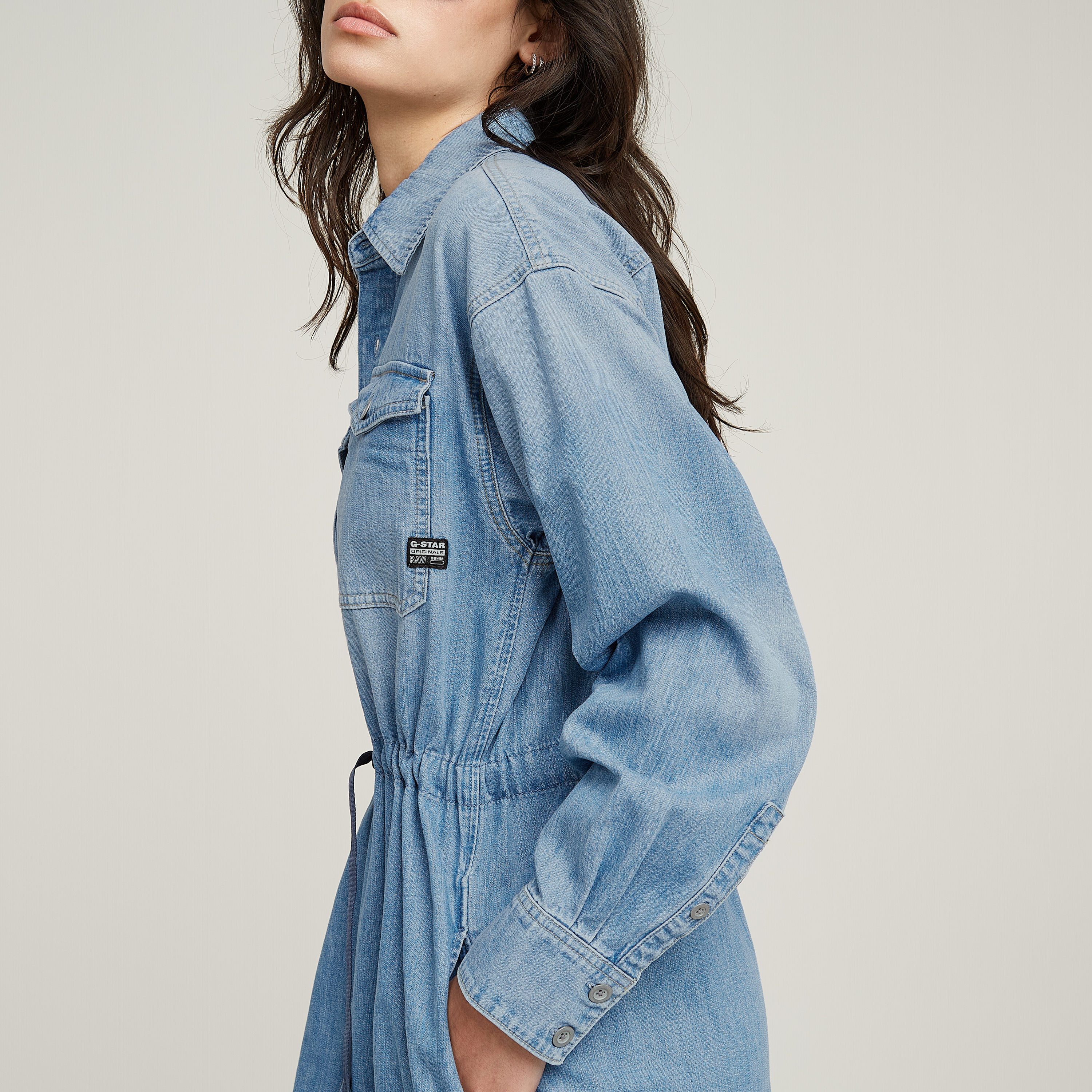G-Star RAW Jeans jurk Relaxed Drawcord Denim Dress