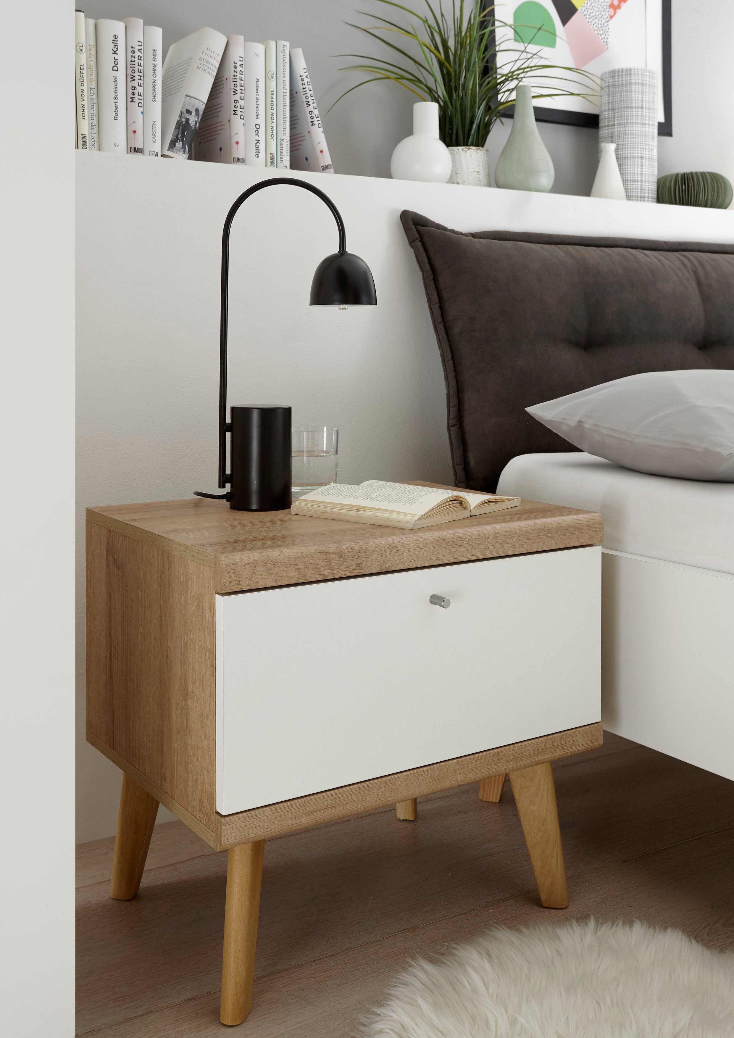 andas Nachtkastje MERLE in een scandinavisch design, uit de freundin home collection